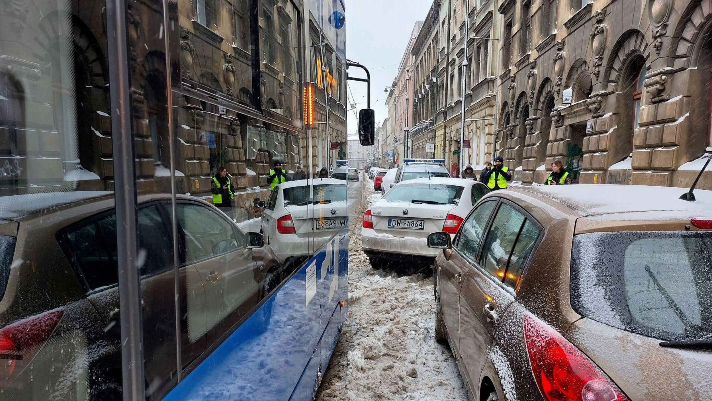 Proszę nie blokować przejazdu tramwajów