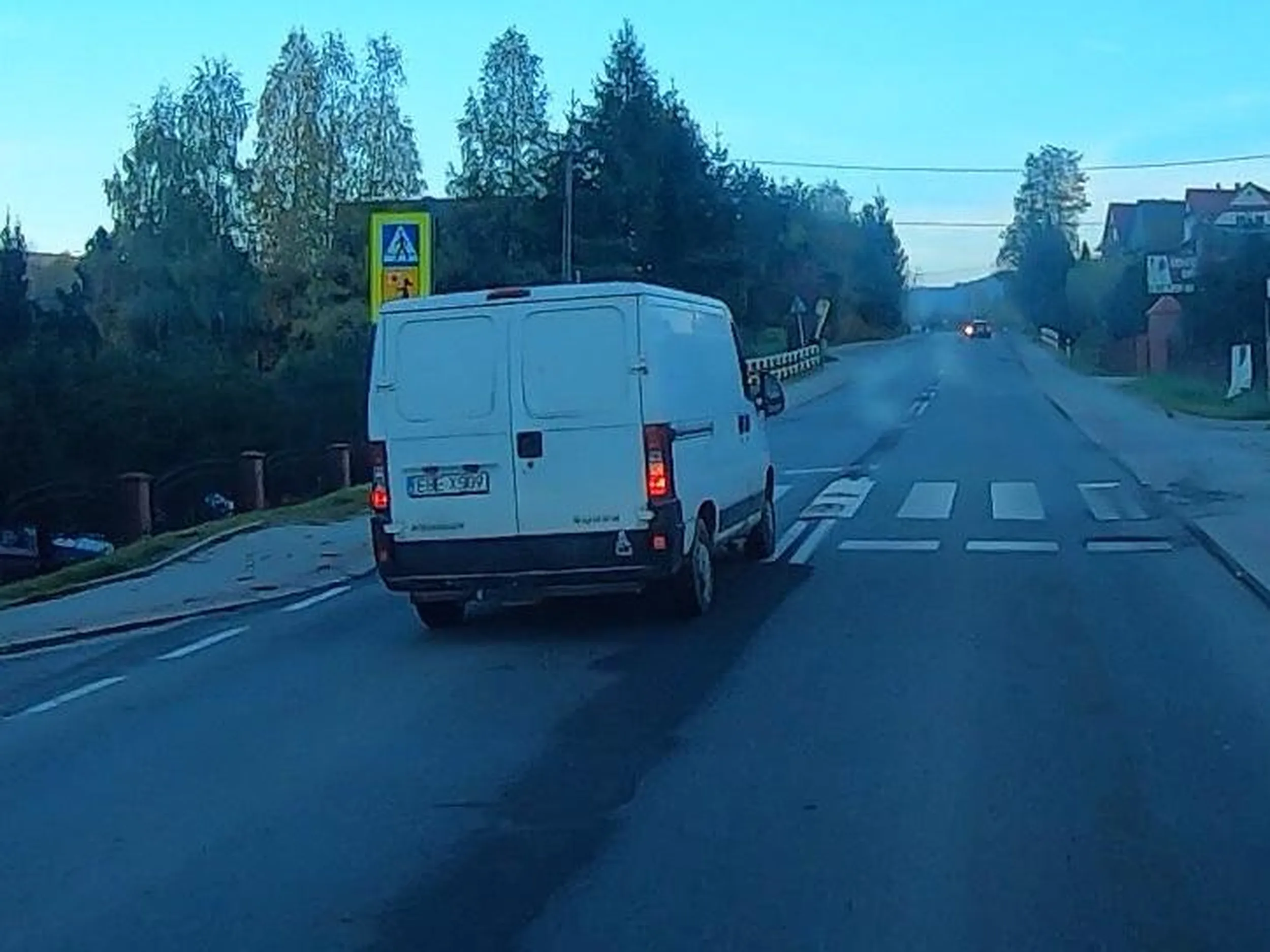 Podwójna ciągła, przejście dla pieszych. PIRAT!!!