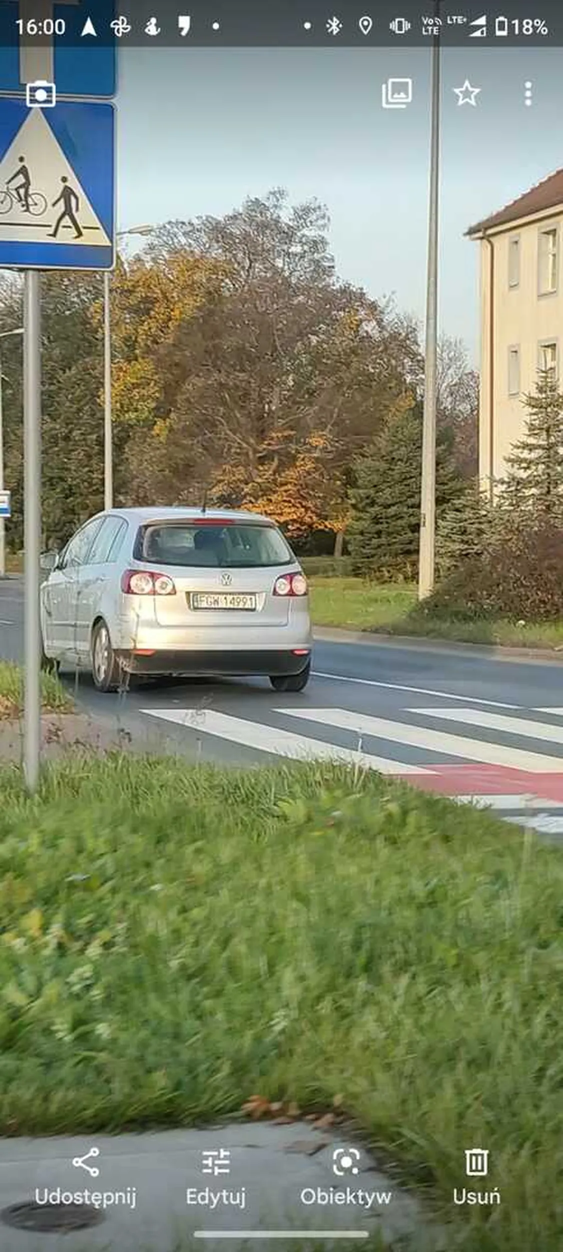 Pozdrawiam Panią, która na radzie w Gorzowie uderzyła w toyotę auris 31.10 o godzinie 15:40 - gratuluję postawy!
