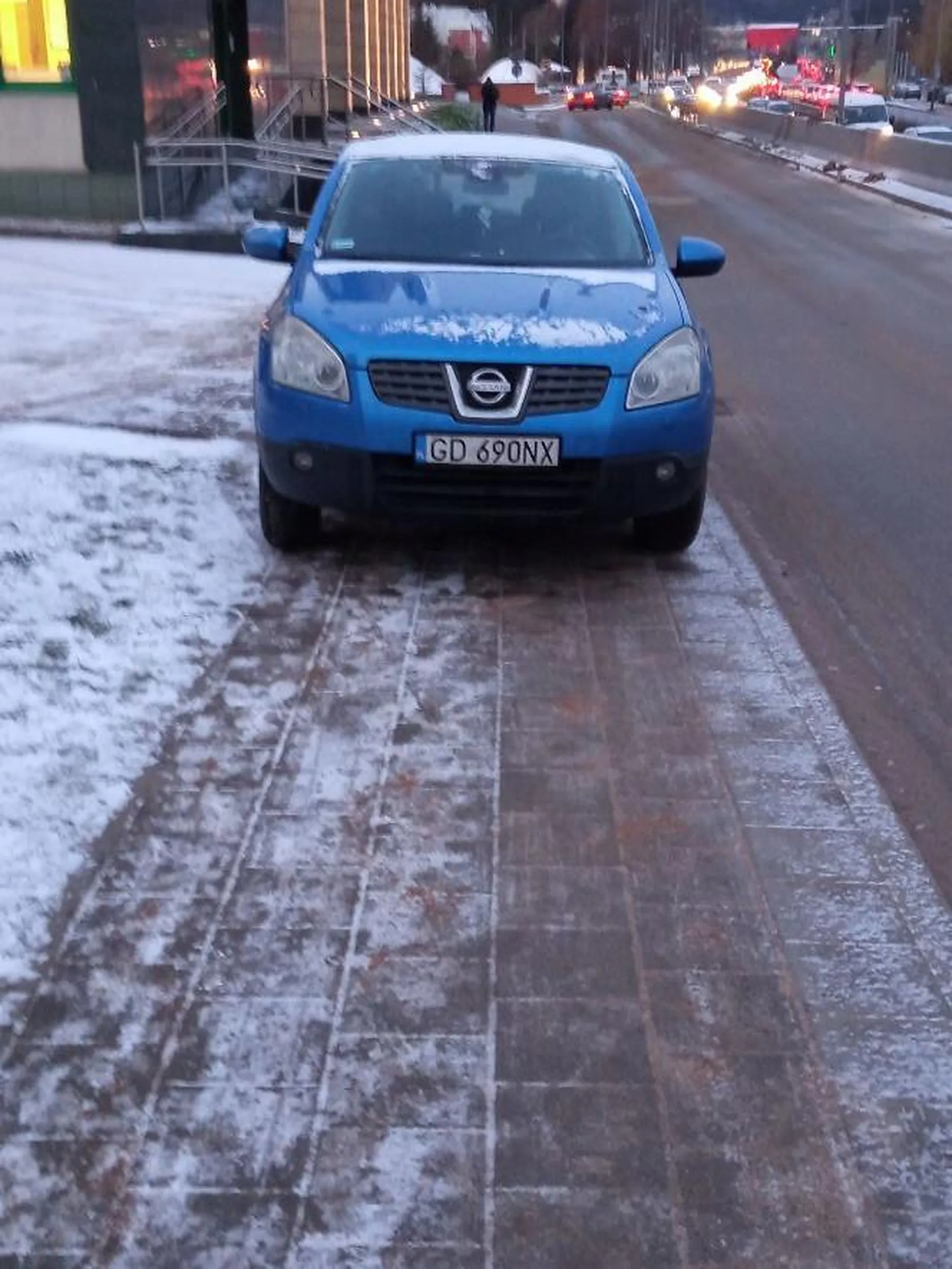 Władca odśnieżonych, gdańskich chodników