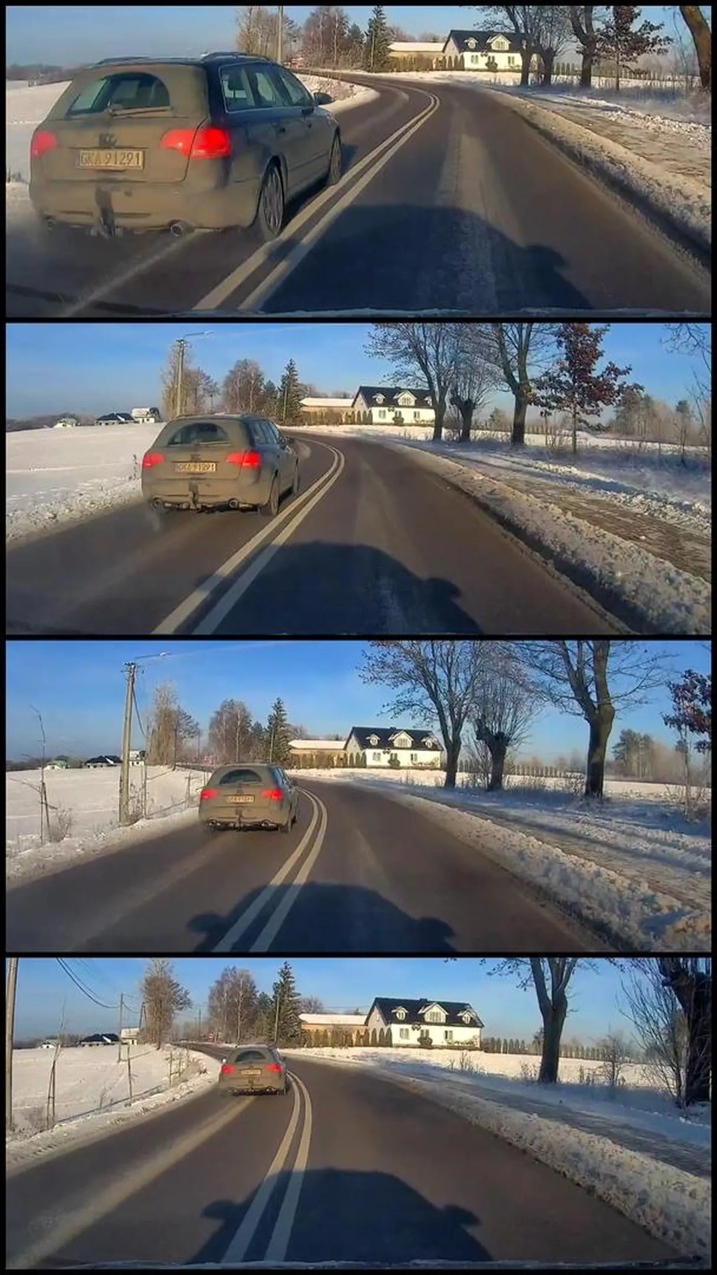 Podwójna, zakręt, teren zabudowany to dla słabych