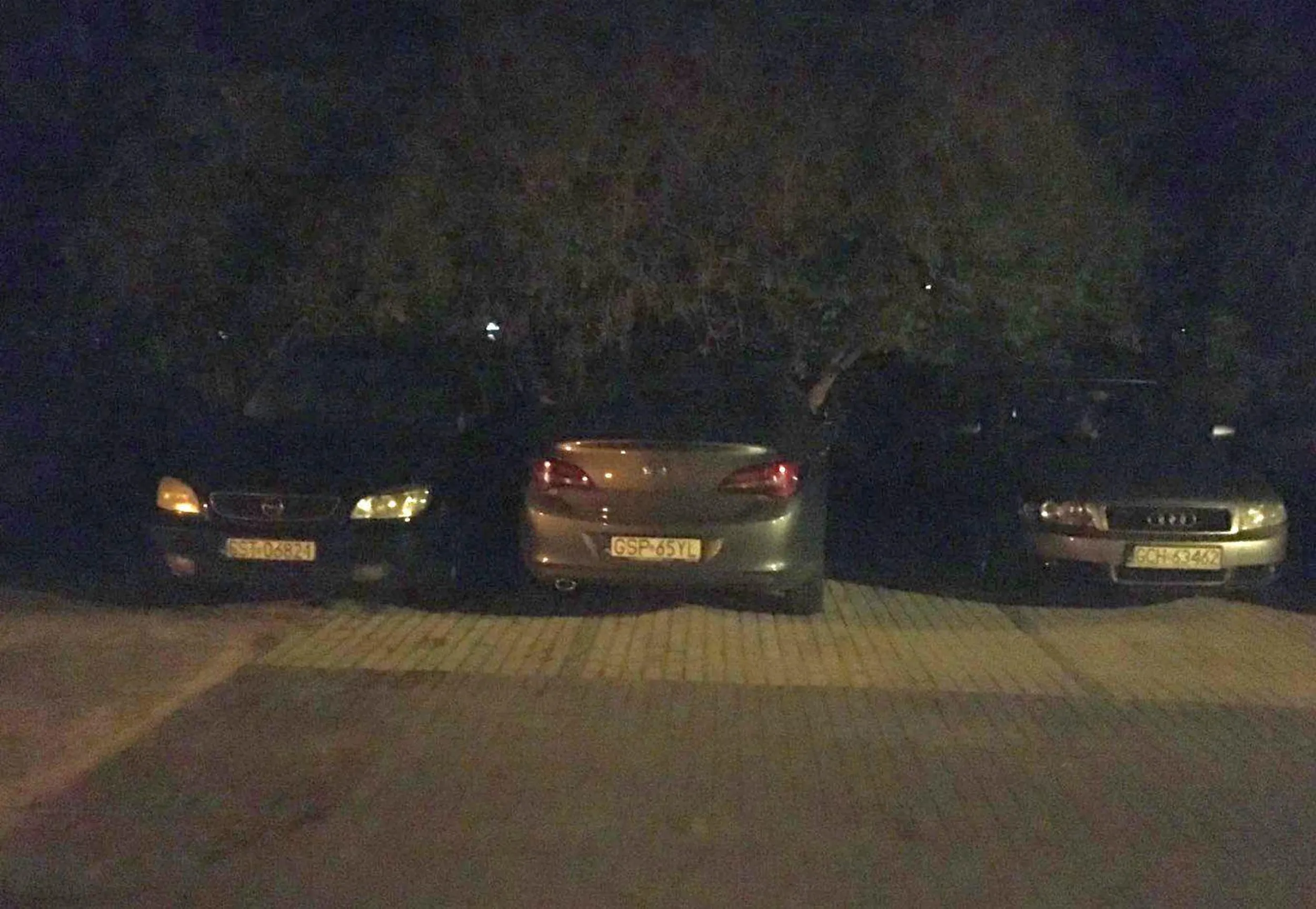 parkuje 10 cm od innego pojazdu zamiast w ładnie wytyczonych miejscach