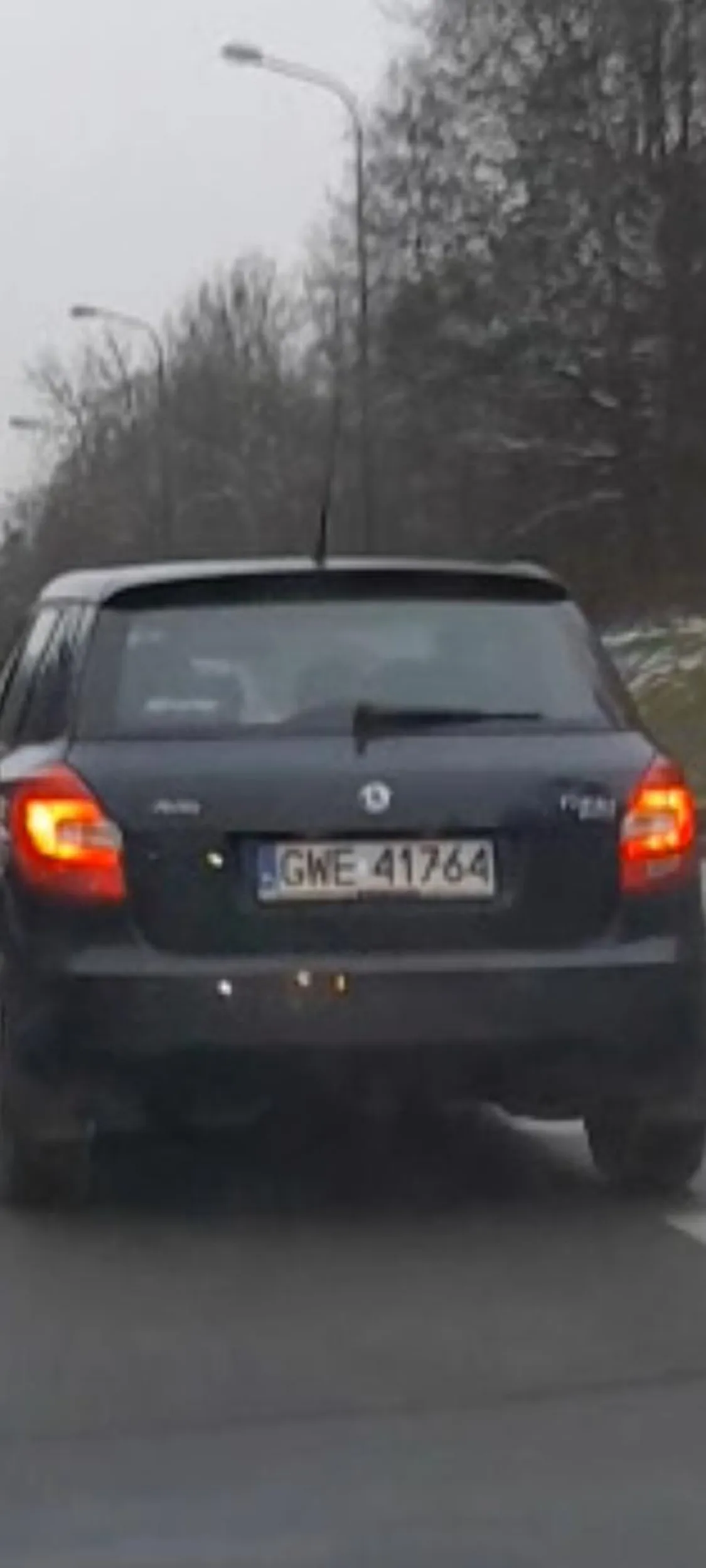 Nie blokuj lewego pasa wieśniaro z wejherowa korek robisz na obwodnicy