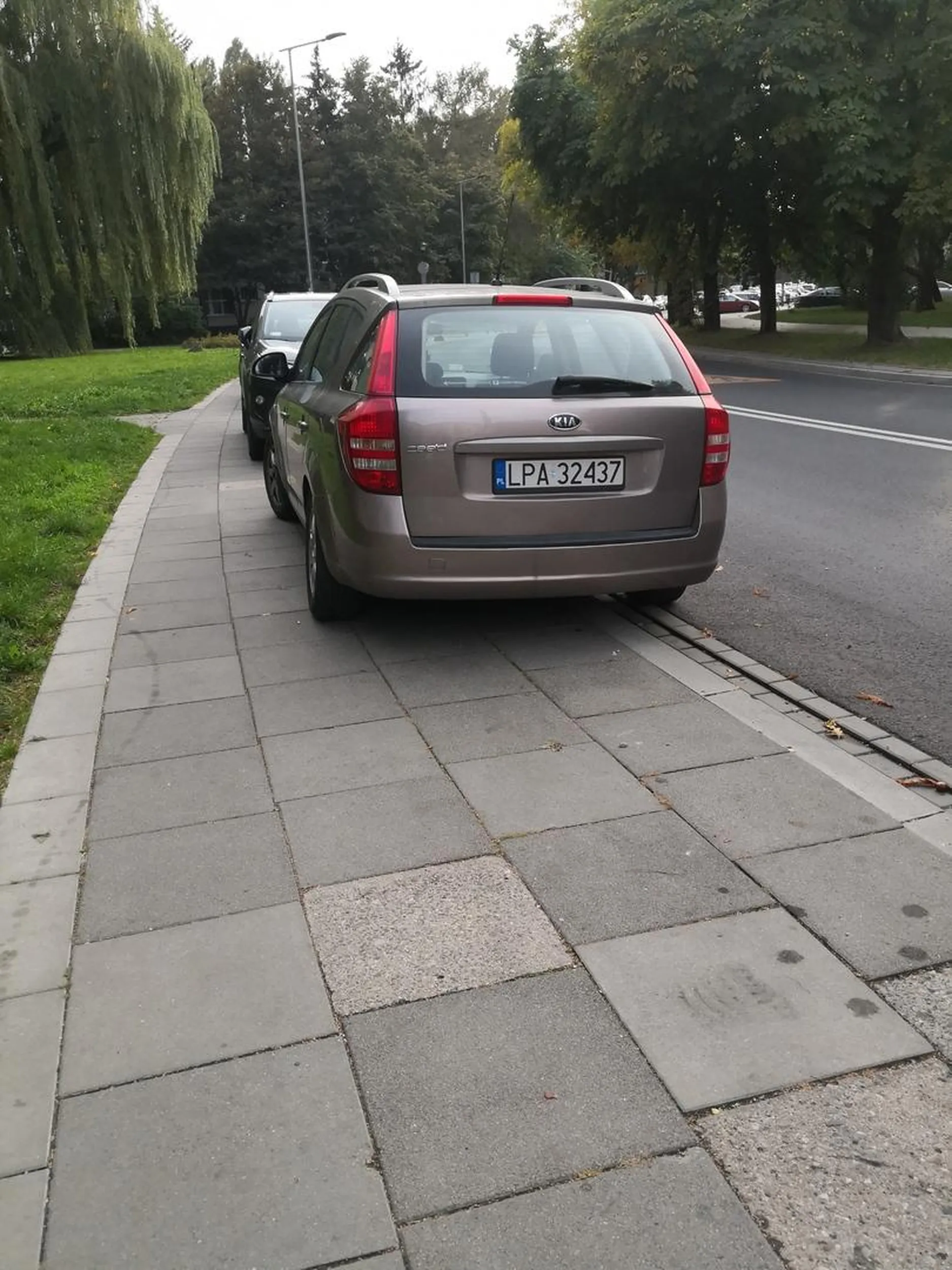 W tej Warszawie to nie ma gdzie zaparkowac, nie będę przez szukał, zaparkuje sobie na chodniku na łuku drogi pod zakazem za stówkę płatne przelewem na konto M. ST. WARSZAWY.