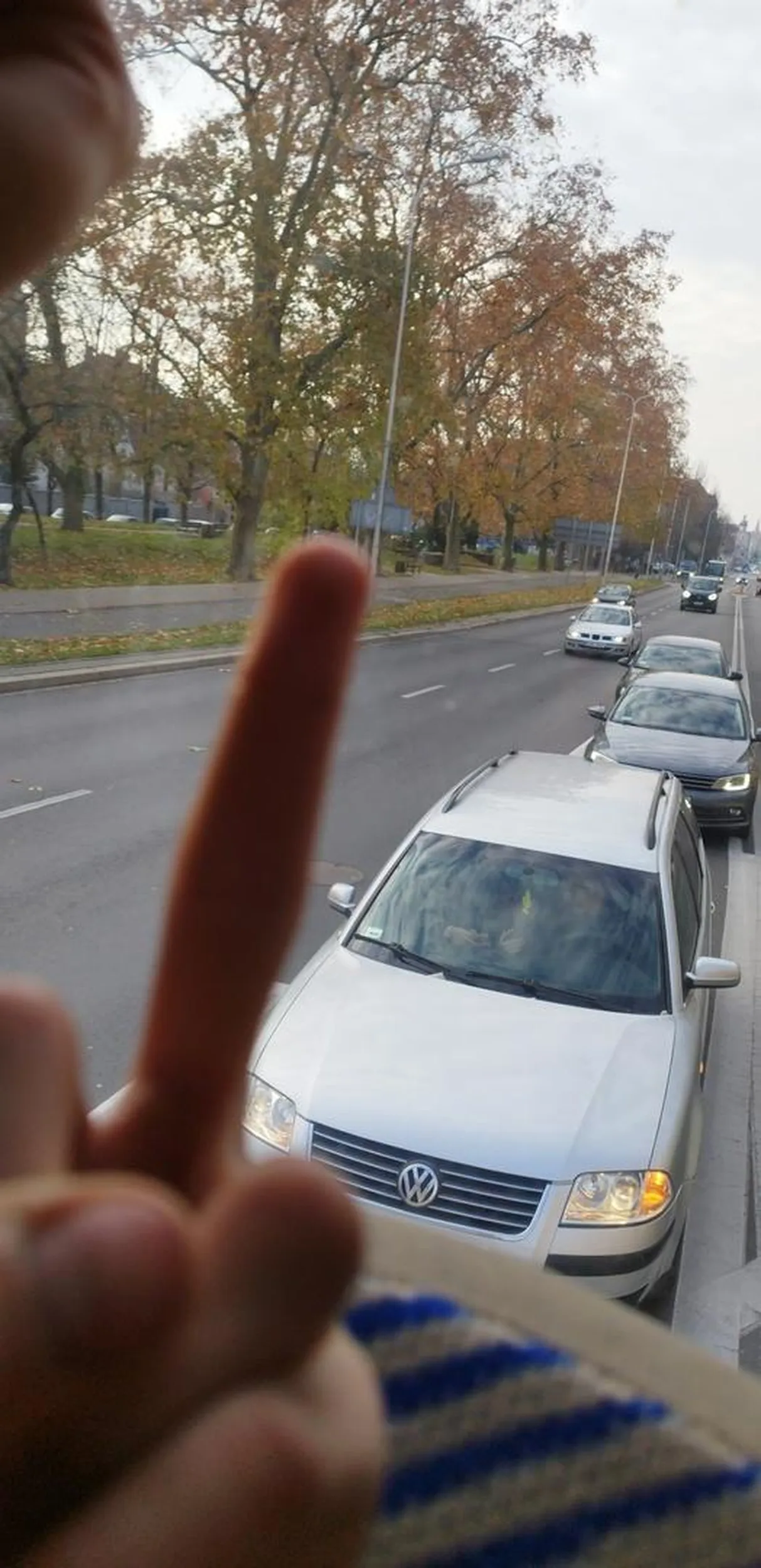 Fantastyczny kierowca wraz z pasażerem ?