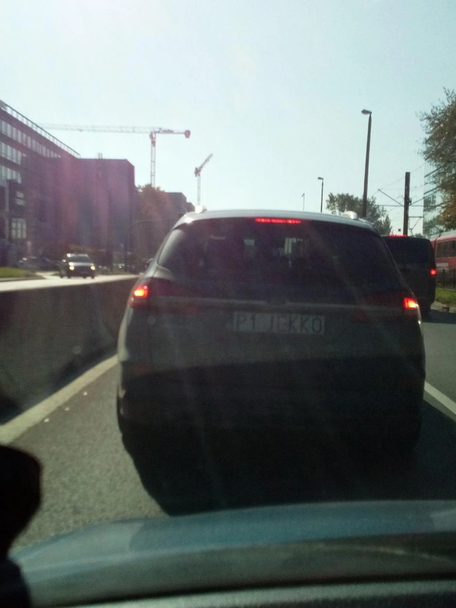 Kierowca wymusza pierwszeństwo