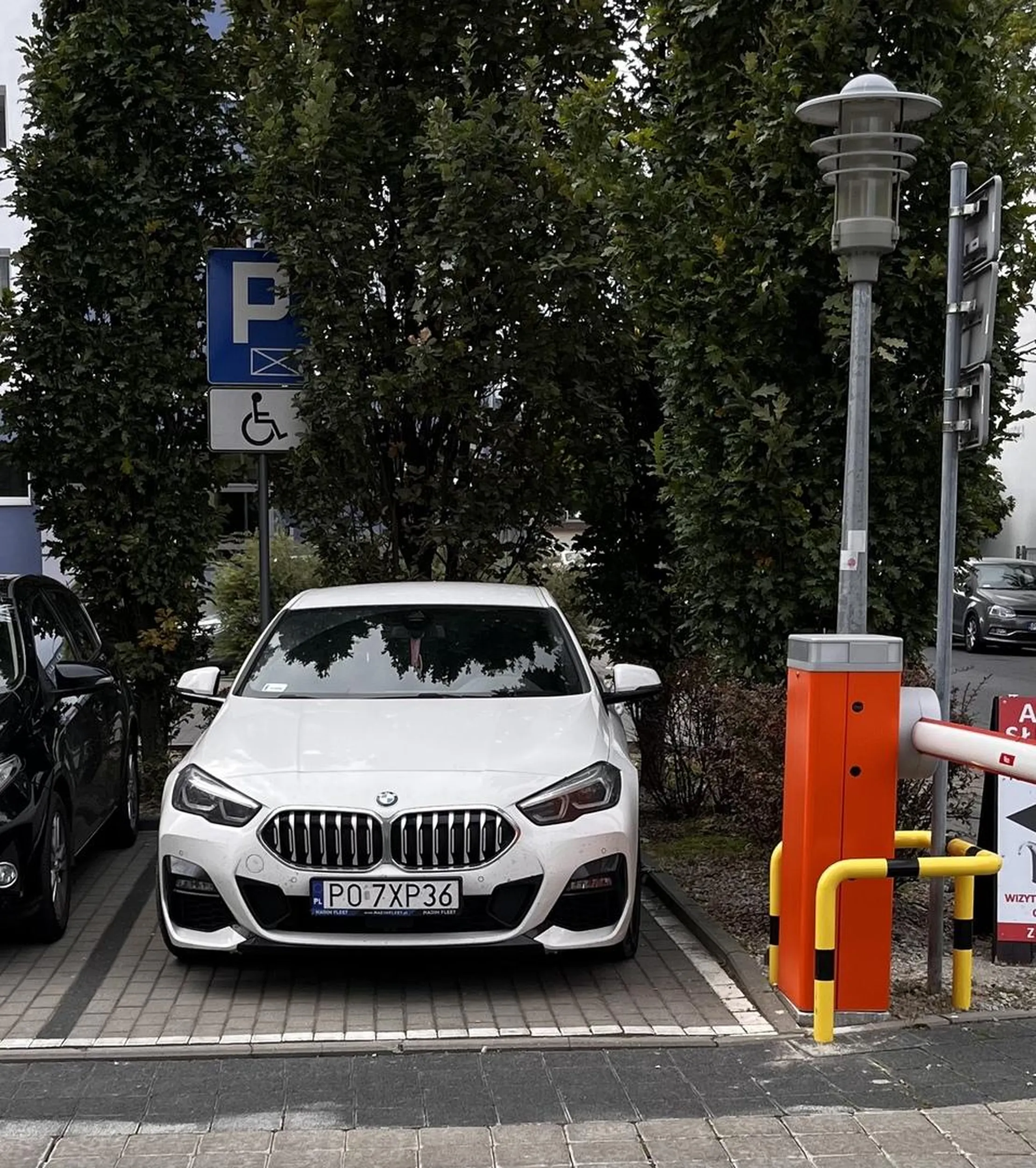 Zabierasz moje miejsce zabierz moje kalectwo. Poznań Rynarzewska.