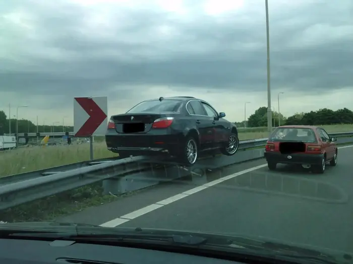 Nie umie jeździć, zdjęcie z wczoraj