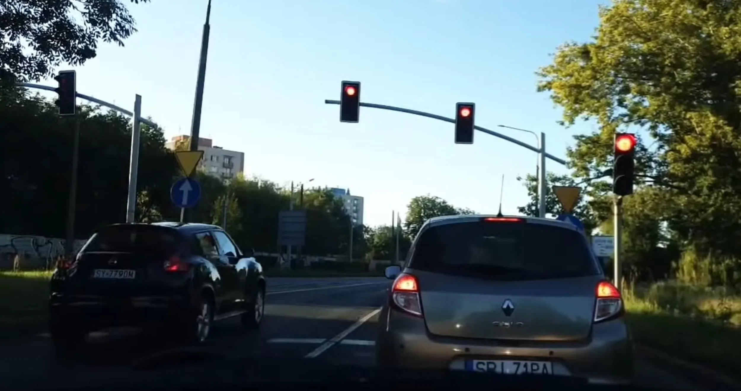 Przejazd na czerwonym.