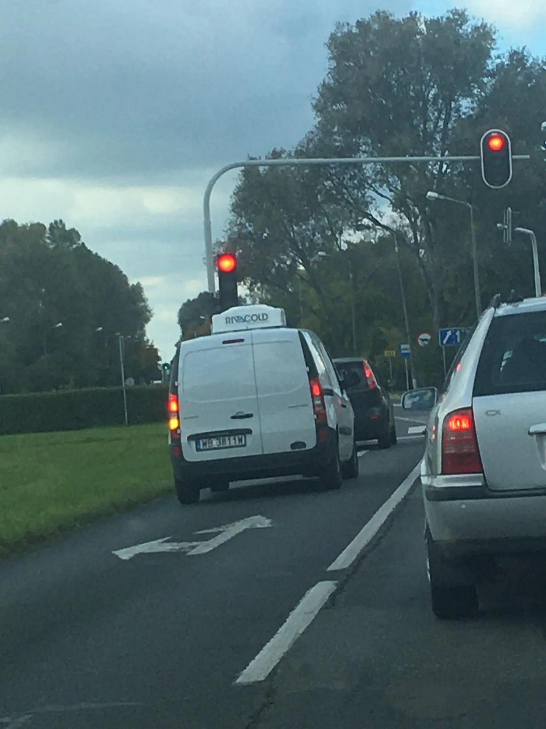 Typie żarówki sobie wymień bo Ci sie tylko jedno światło stopu świeci
