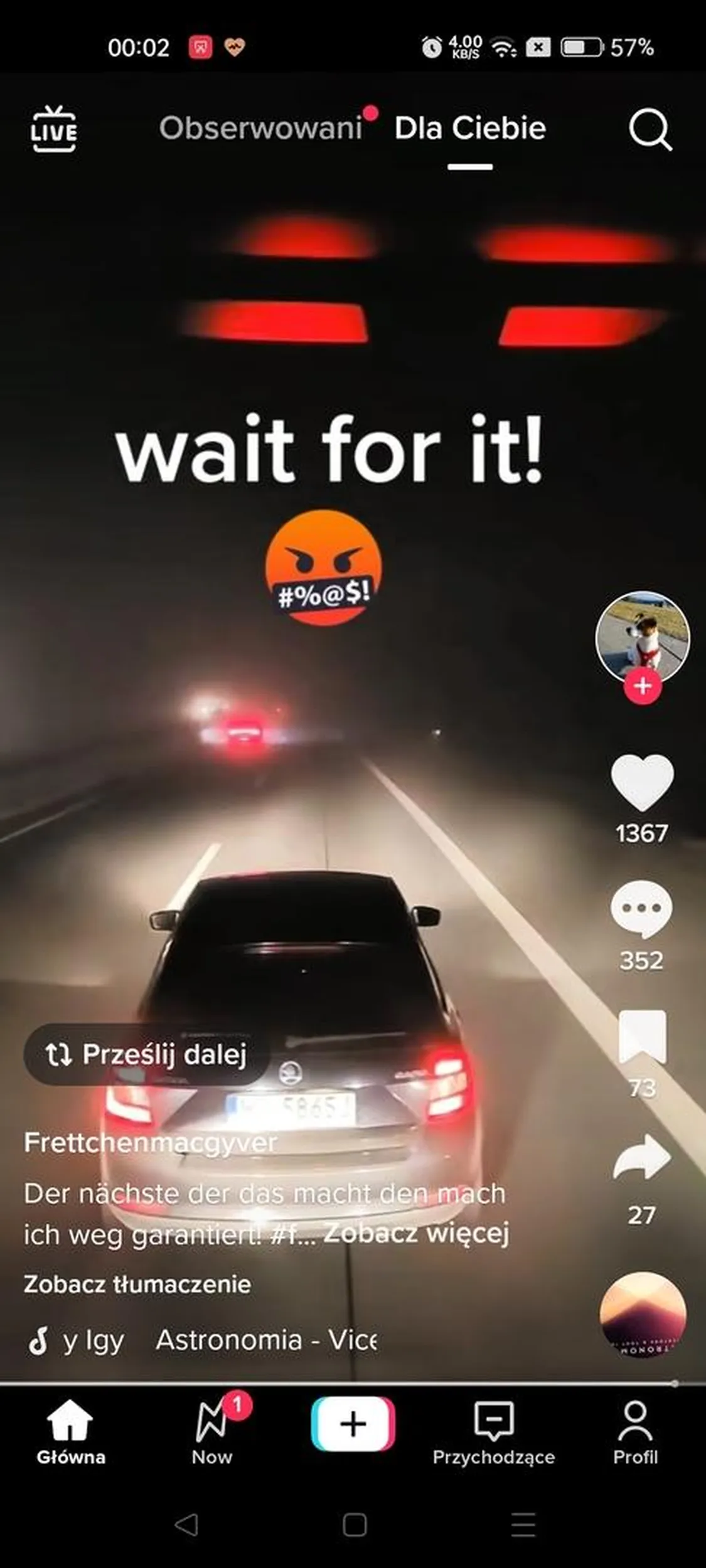 Następnym razem ktoś cię skasuje szmaciarzu