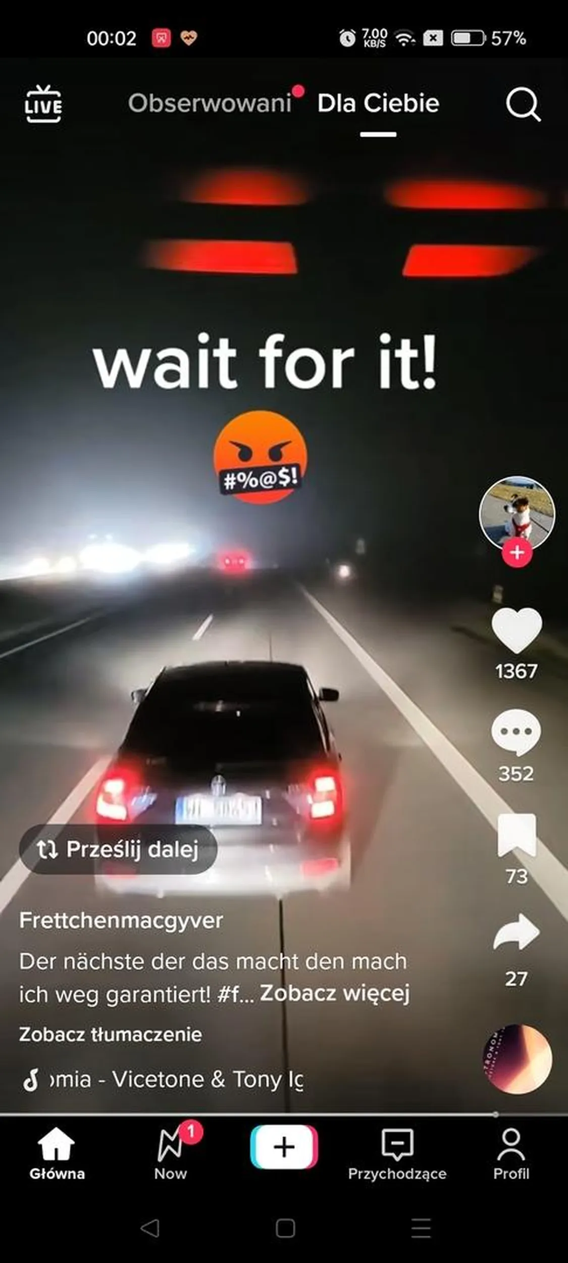 Następnym razem ktoś cię skasuje szmaciarzu