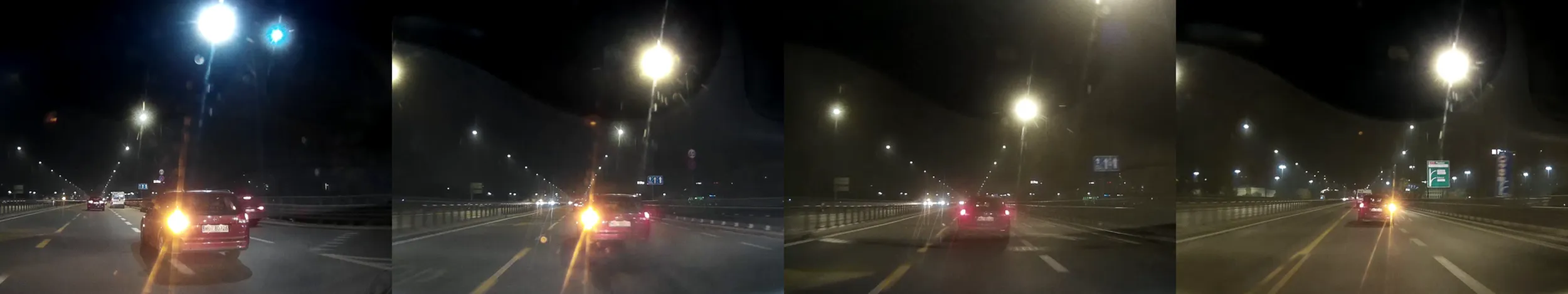 Osoba kierująca tym autem to przygłup, który nie umie czytać znaków. Na moście łazienkowskim buspas jest teraz przeniesiony z prawego na lewy pas (co widać). Mimo to kierowca wjeżdżając z Wału Miedzeszyńskiego od razu wbija na środkowy pas mimo, że tuż za mostem zjeżdża na Wisłostradę. W dodatku ten samochód to jakiś złom, zostawił za mną taką chmurę dymu, że czułem ten smród w środku. Kto temu dał przegląd? (jeśli w ogóle go ma).