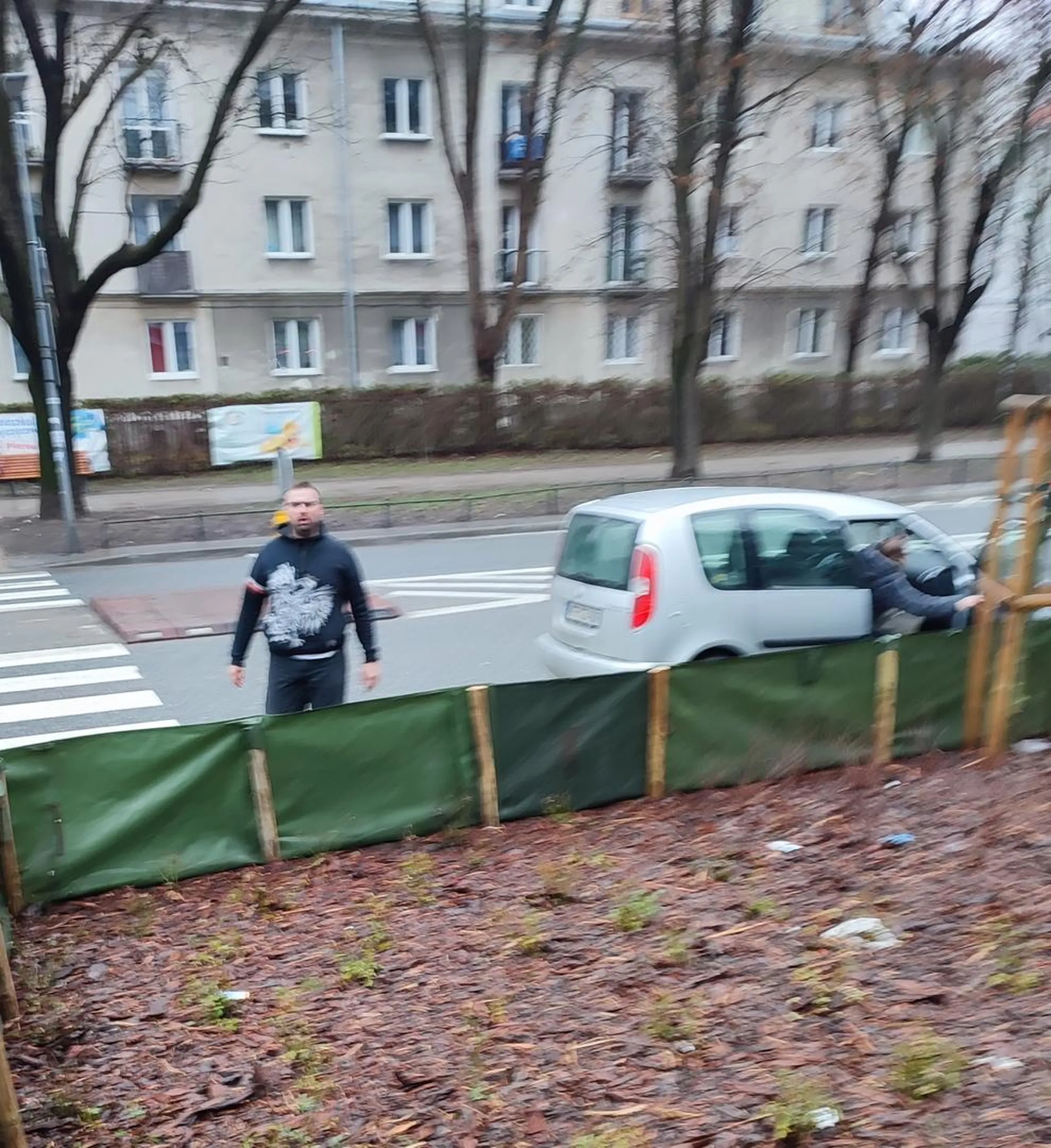 Cham z kogutem na bluzie