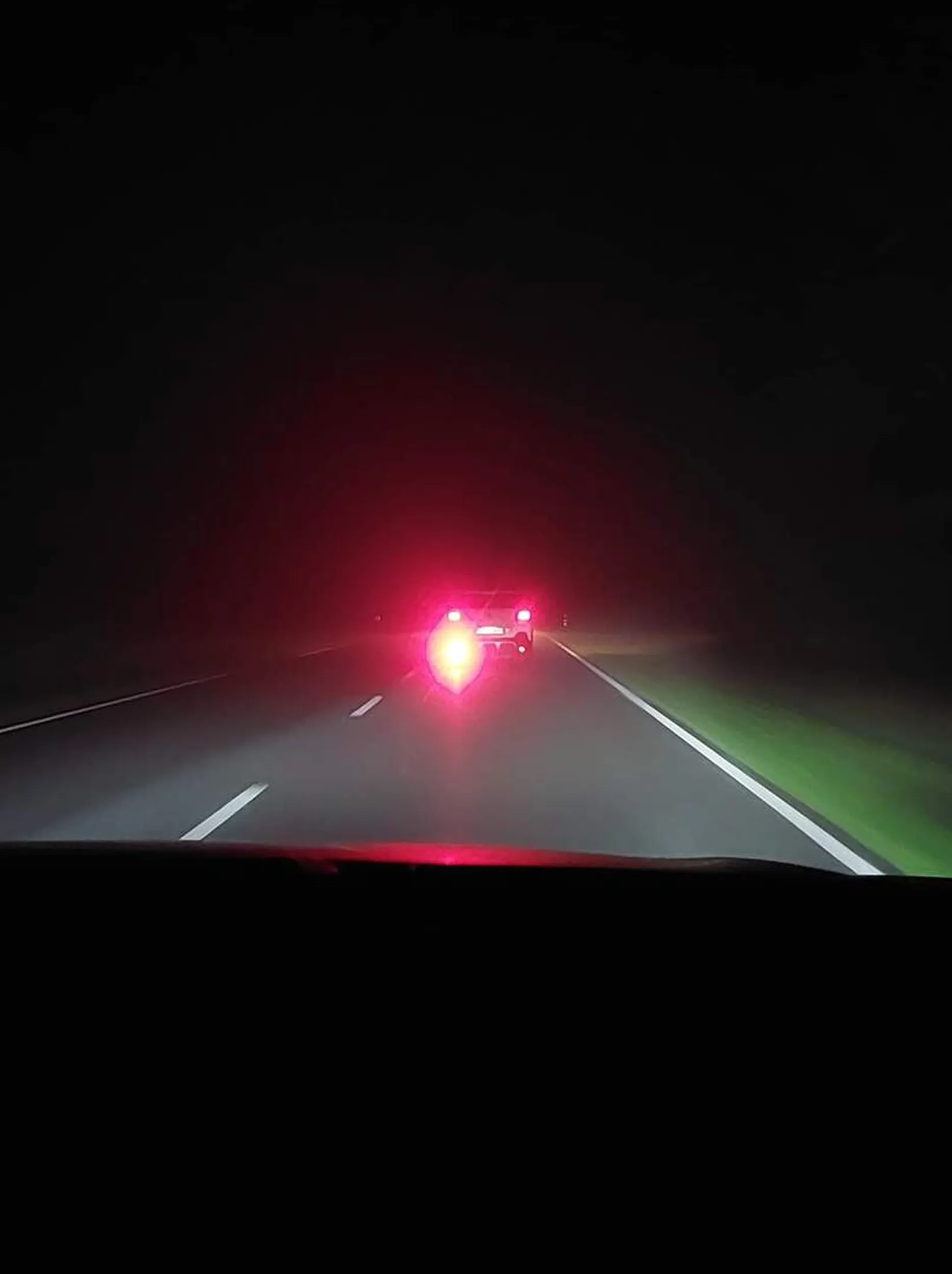 Mistrzu przy takiej mgle bijesz po oczach