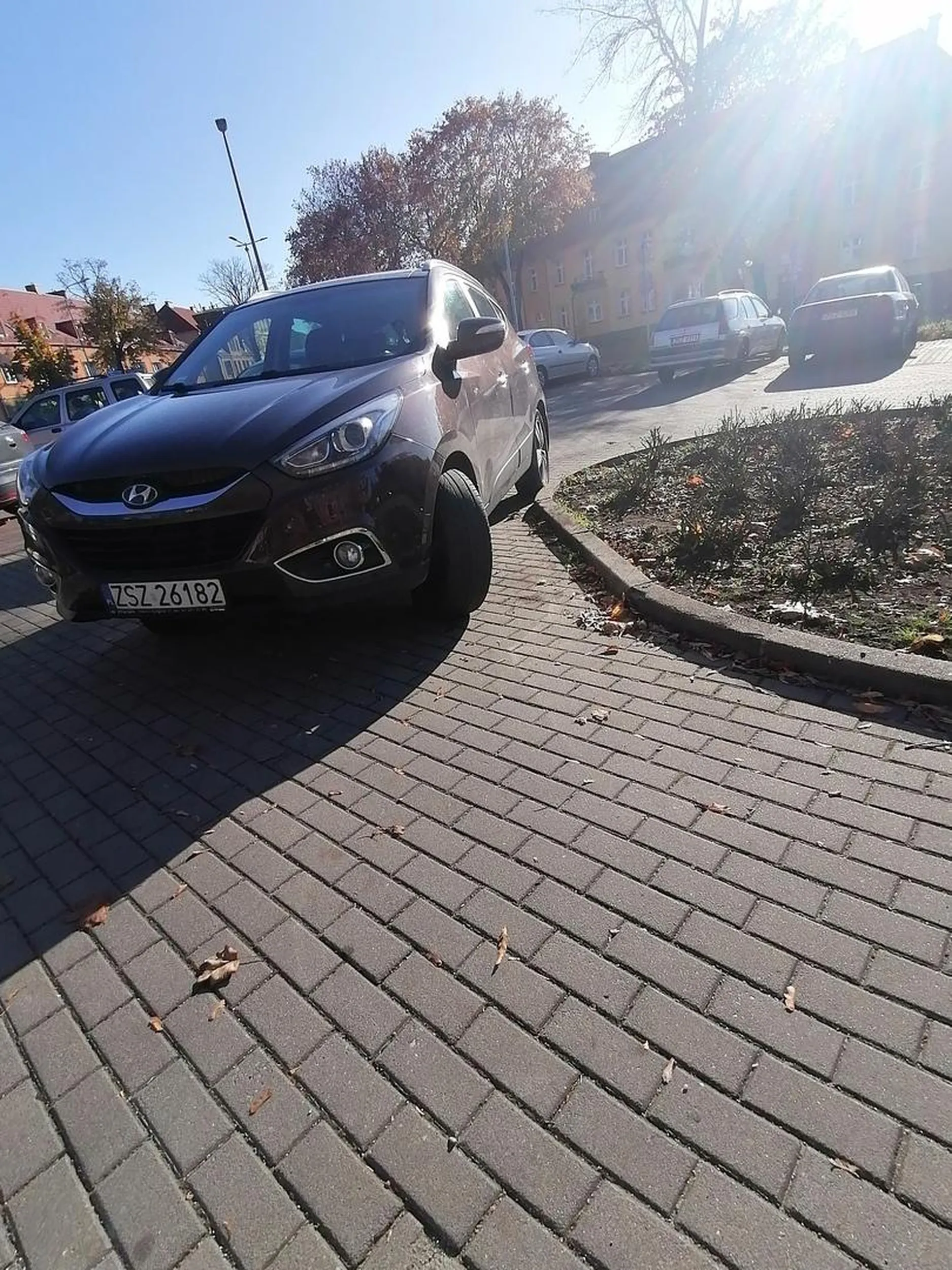 Jeden z mistrzów parkowania w Szczecinku