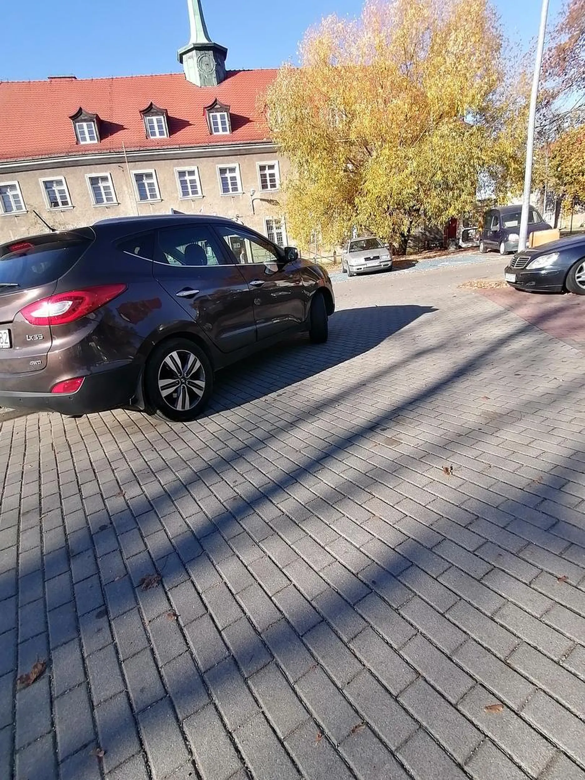 Jeden z mistrzów parkowania w Szczecinku