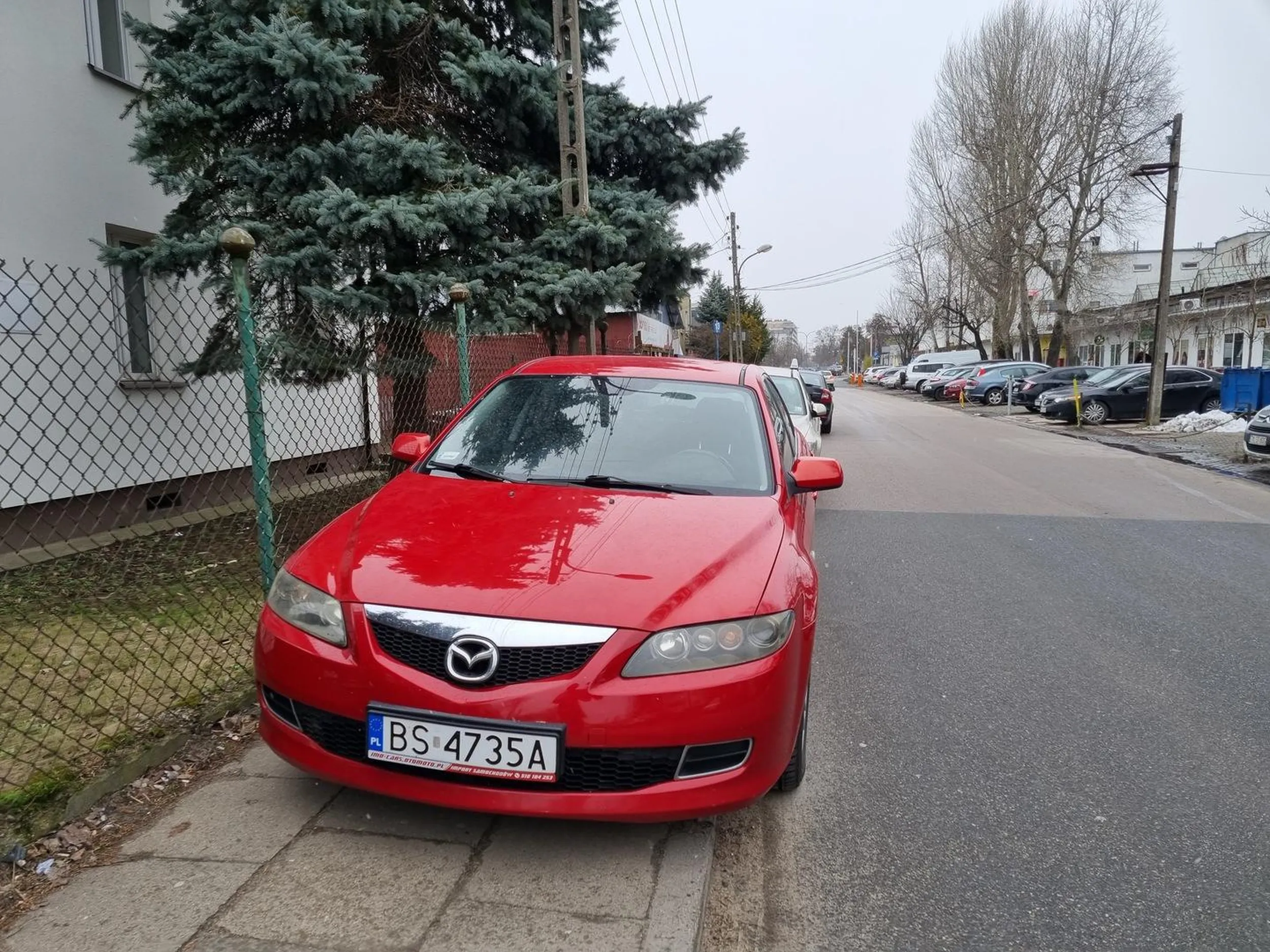 Mistrz parkowania na chodnikach.