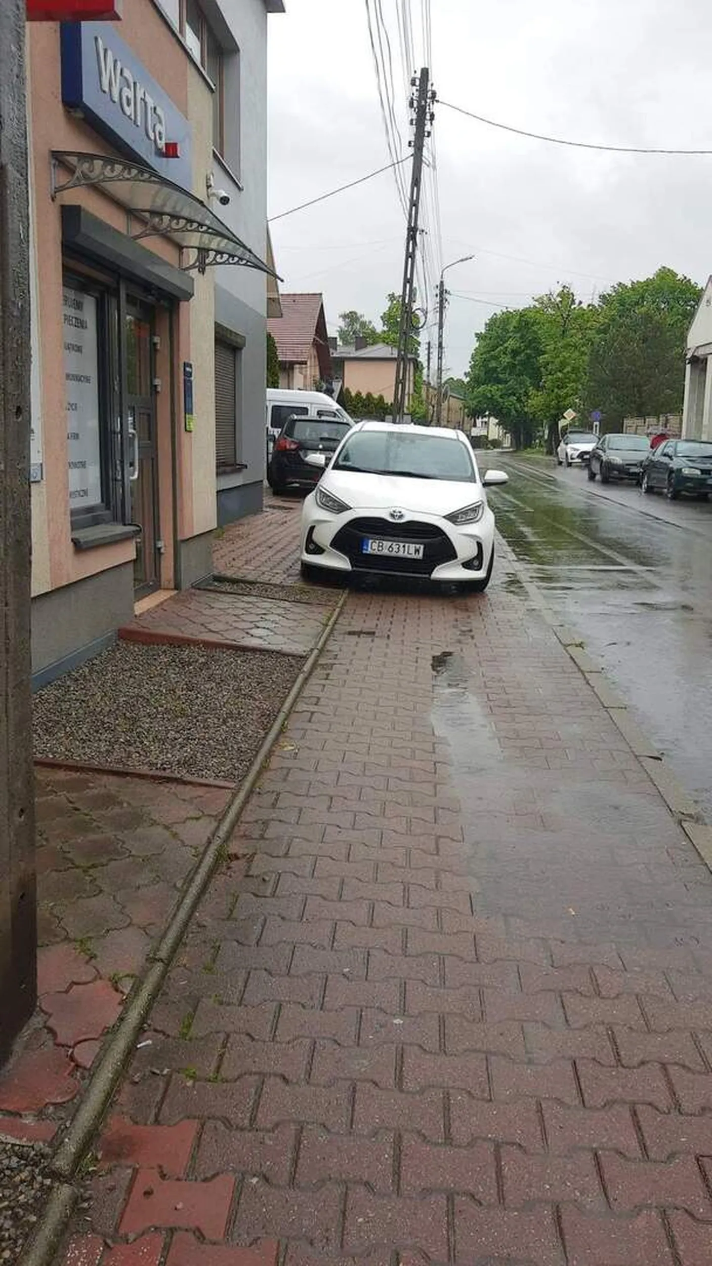 Przecież jestem w Sosnowcu to mogę na chodniku