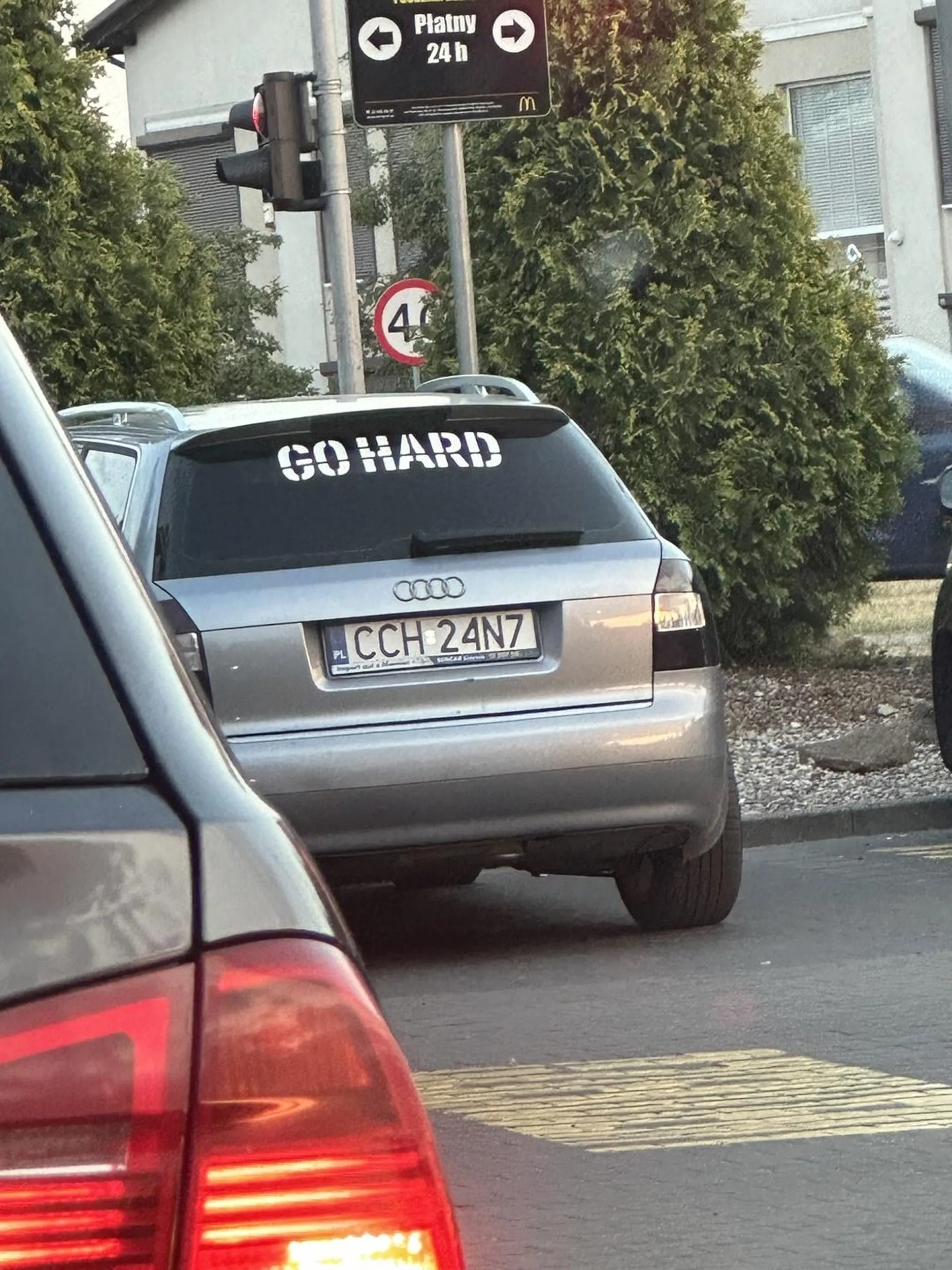 Zdejmij tą gejowską czarną czapkę, bo w połączeniu z tym zarostem i Audi to możesz ziemniaki na bazarze sprzedawać