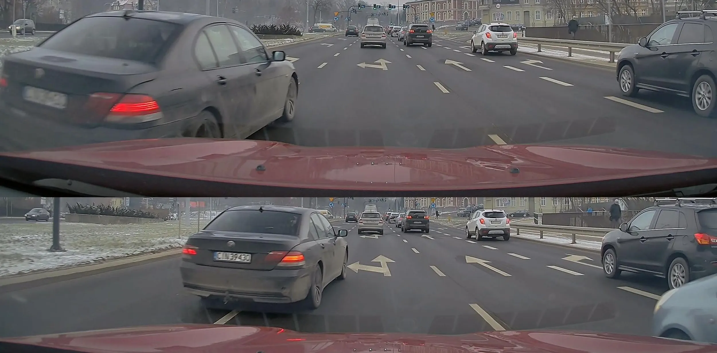 Jeszcze bliżej się wcinaj i bez kierunkowskazu tym swoim BMW.