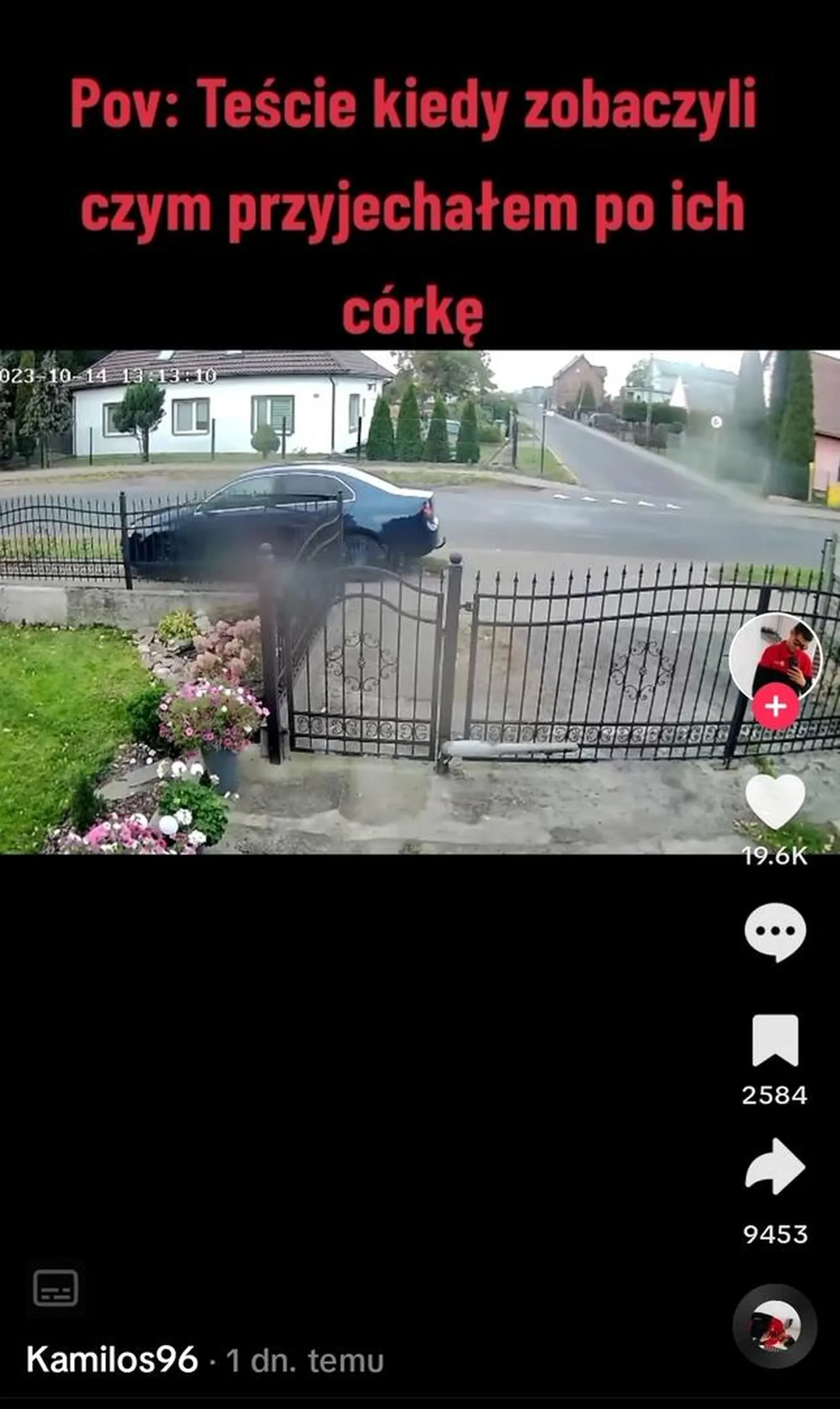 Typ się chwali w internecie jazdą wzdłuż chodnika.