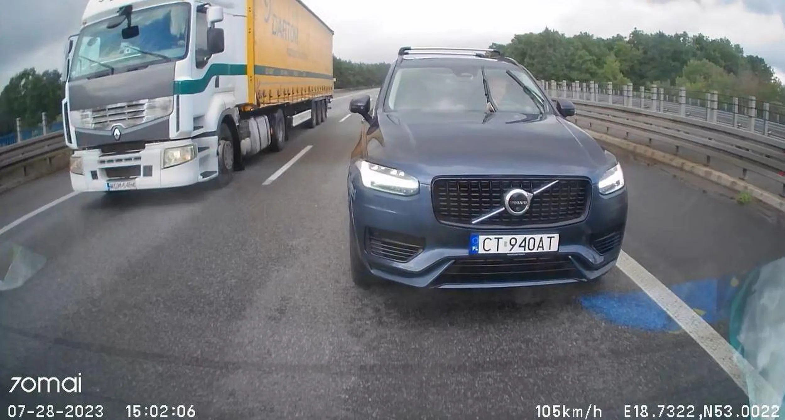 trzeba było bliżej, jeszcze było kilkanaście centymetrów luzu