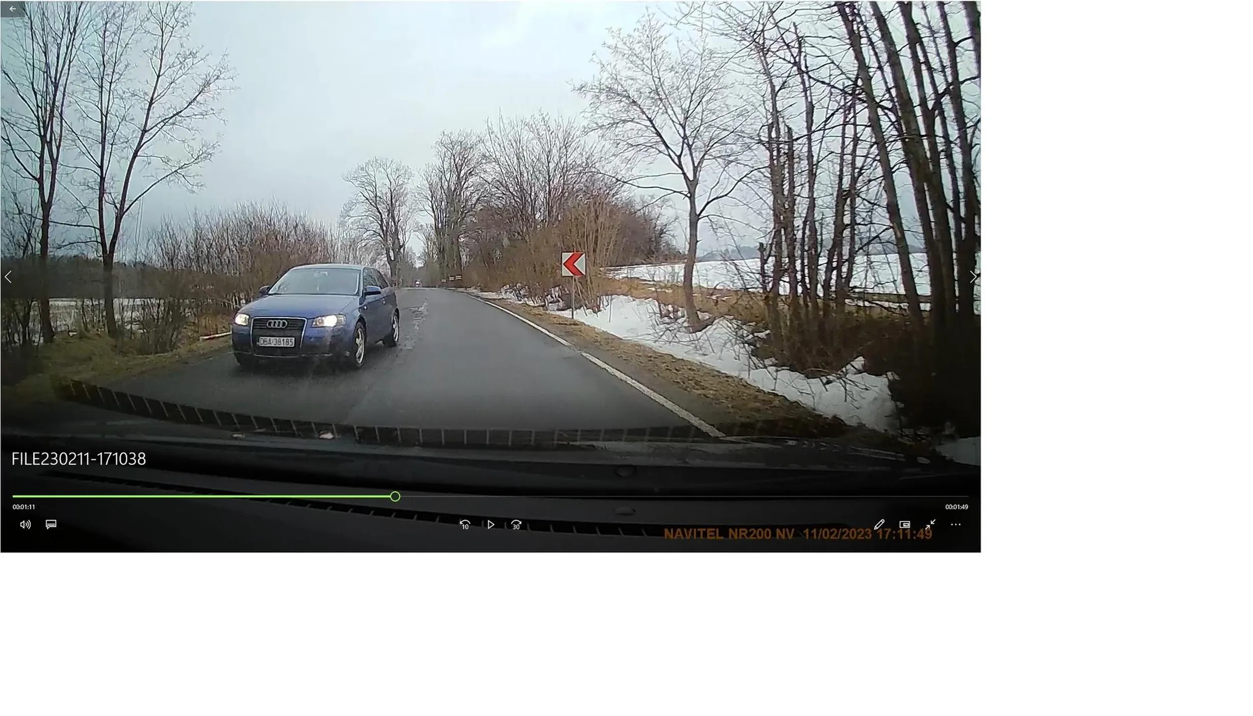 Bydlak jechał na czołówkę. Dużo nie brakowało abym tego nie zamieścił.