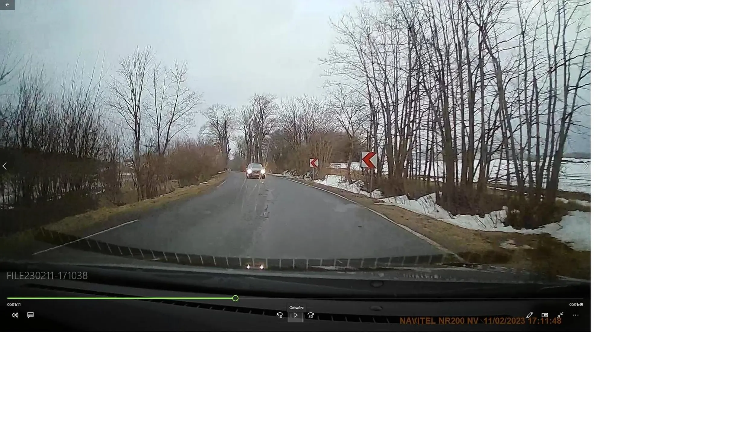 Bydlak jechał na czołówkę. Dużo nie brakowało abym tego nie zamieścił.