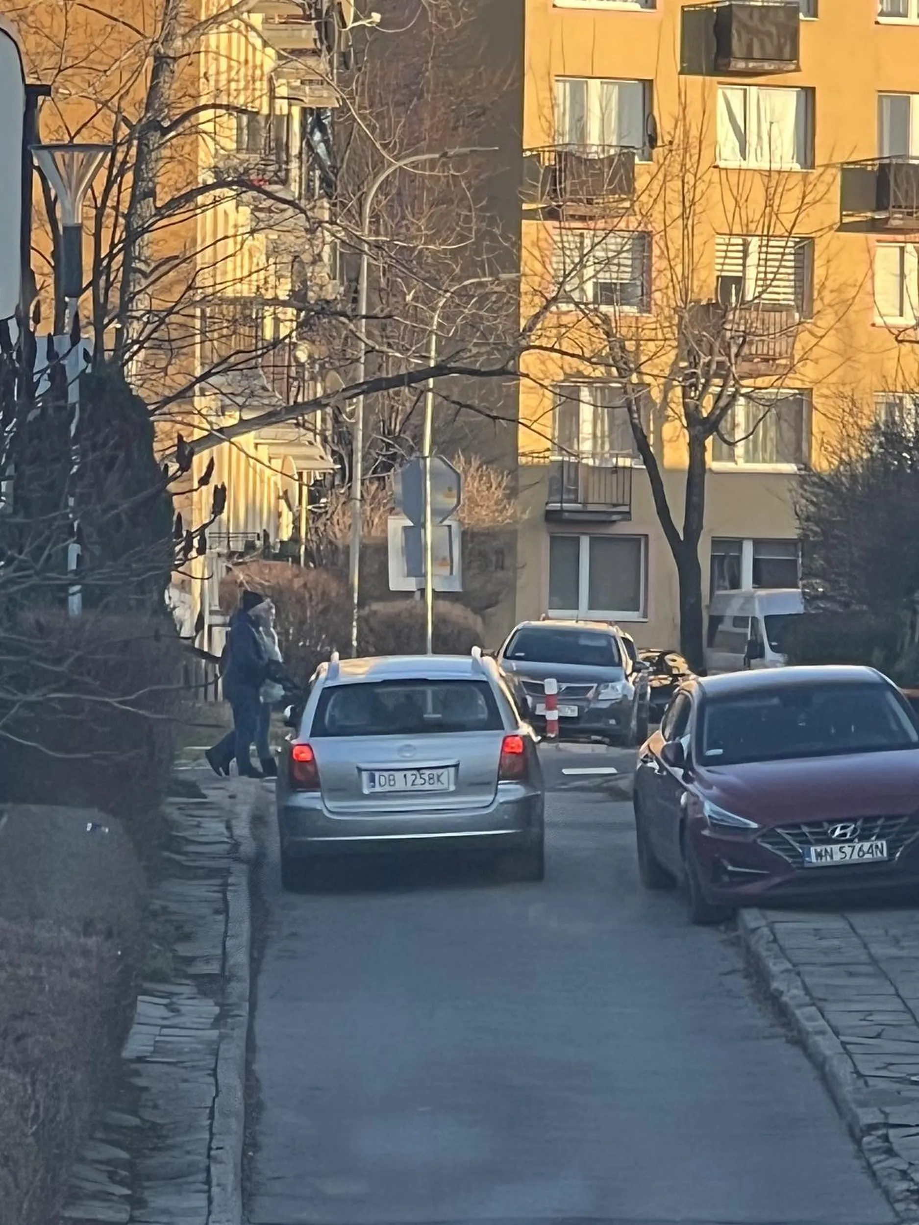 gratuluje inteligencji i jazdy pod prąd, z miła chęcią kopnąłbym panu w auto jeżeli by mnie tylko dotknęło jakbym przechodził przez pasy