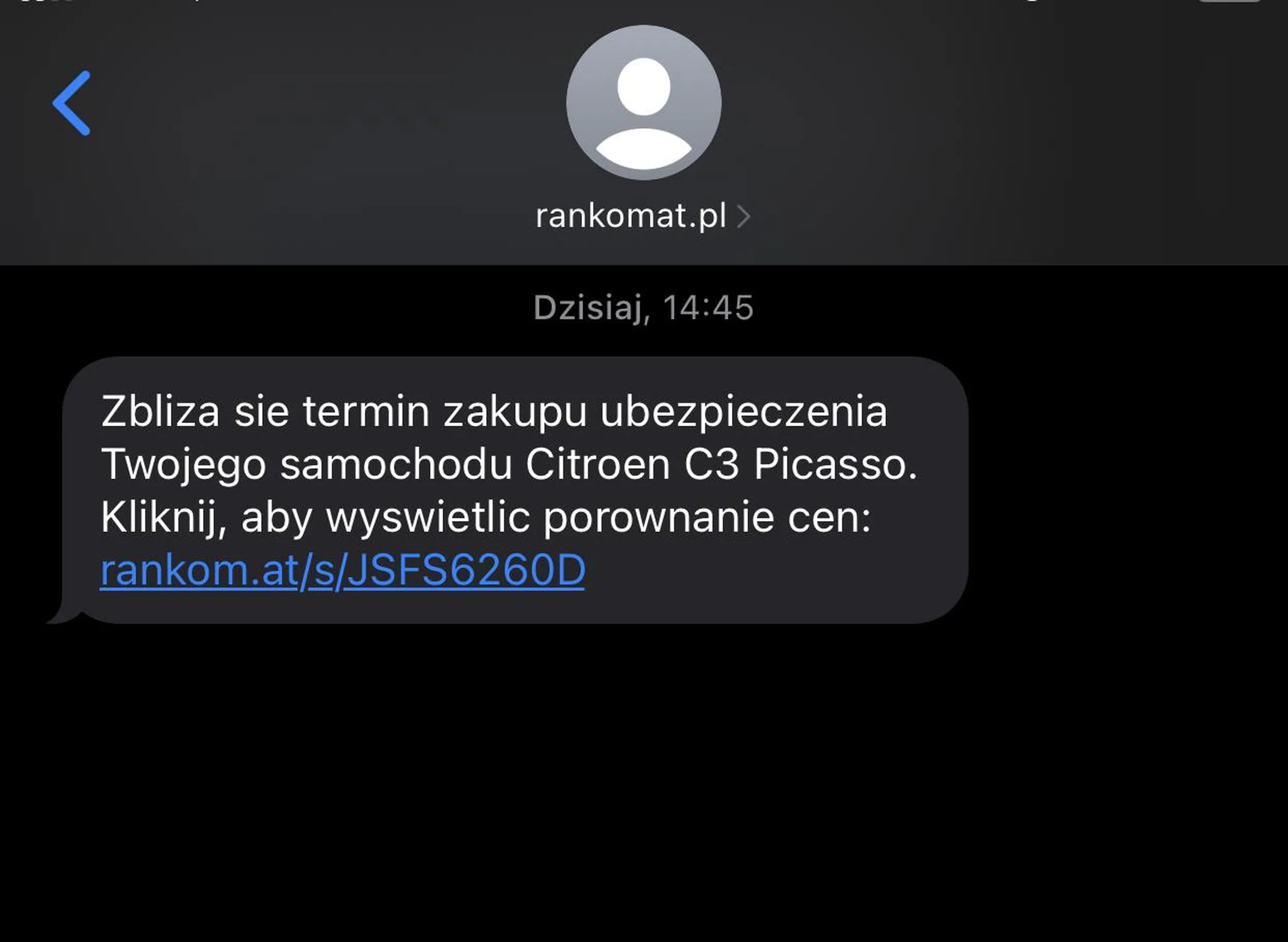 Fajnie, że na mój nr telefonu sobie kalkulacje OC robisz. Ludzie wpisują sobie randomowy numer tel i myślą, że takiego nie ma czy co xD