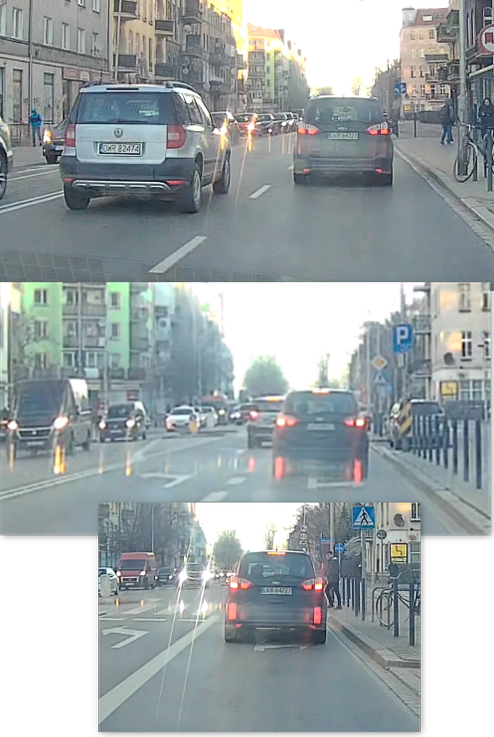 Nie wyprzedza się na przejściu dla pieszych, na którym jest pieszy