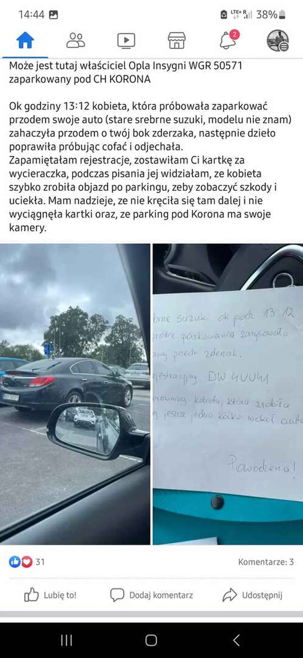 Znalezione na fb