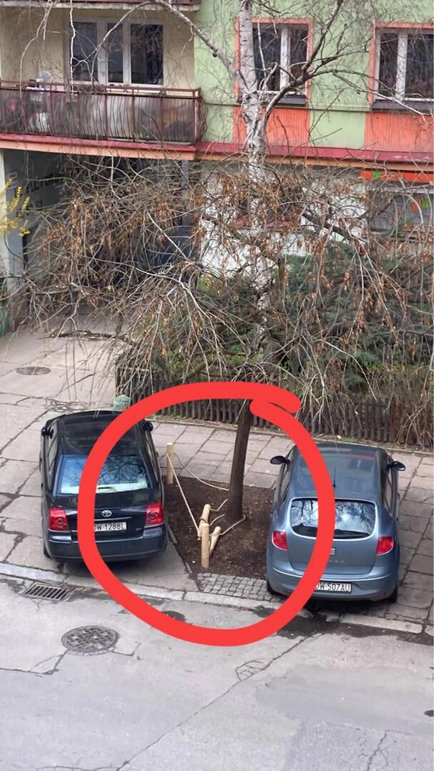 parkowanie na trawnikach, niszczenie zieleni, utrudnianie przejścia chodnikiem gdzie ty się uczyłeś jeździć?