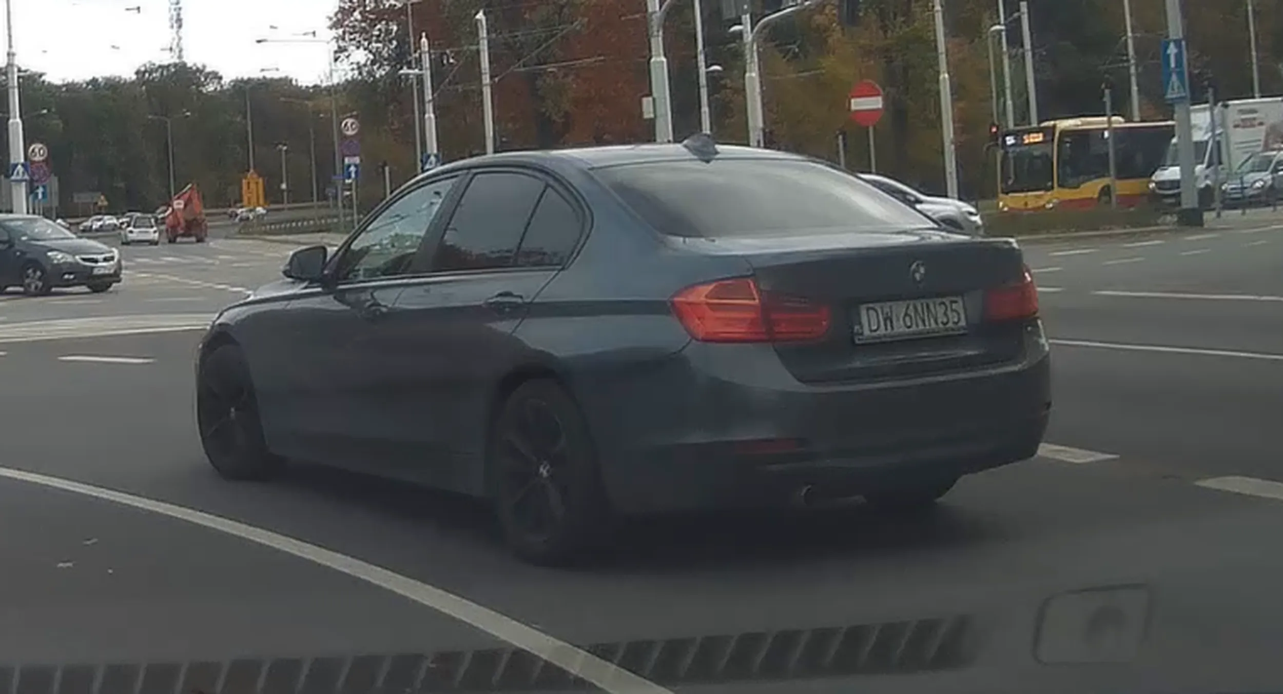 A kogo my tu mamy, oczywiscie leci na agresje drogowa