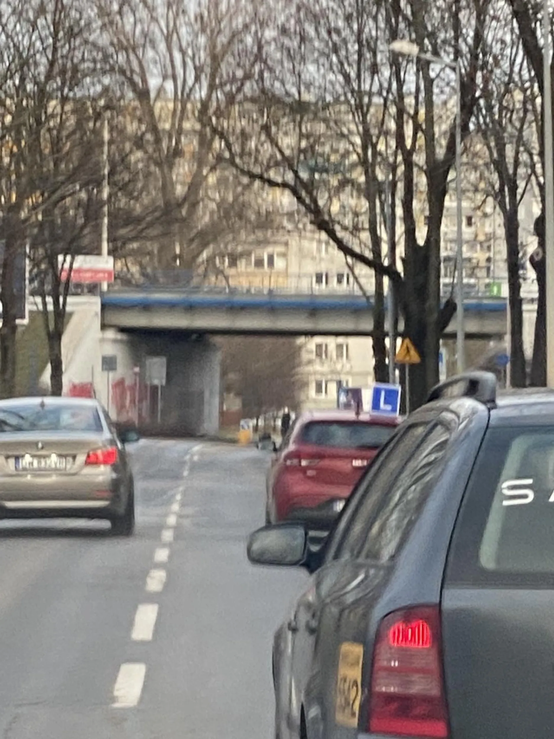 Ten bezmózgi kmiot wyprzedza na zakazie, z pasa do skrętu w lewo zajechał na prawy pas. Typowy kutasiarz z bmw.