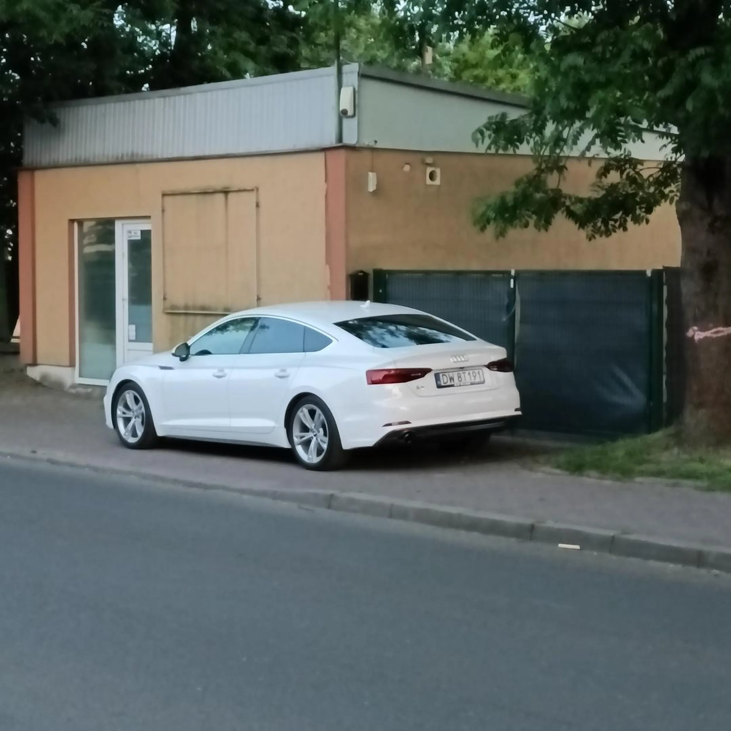 Parkowanie na zakazie cały chodnik i w bramie