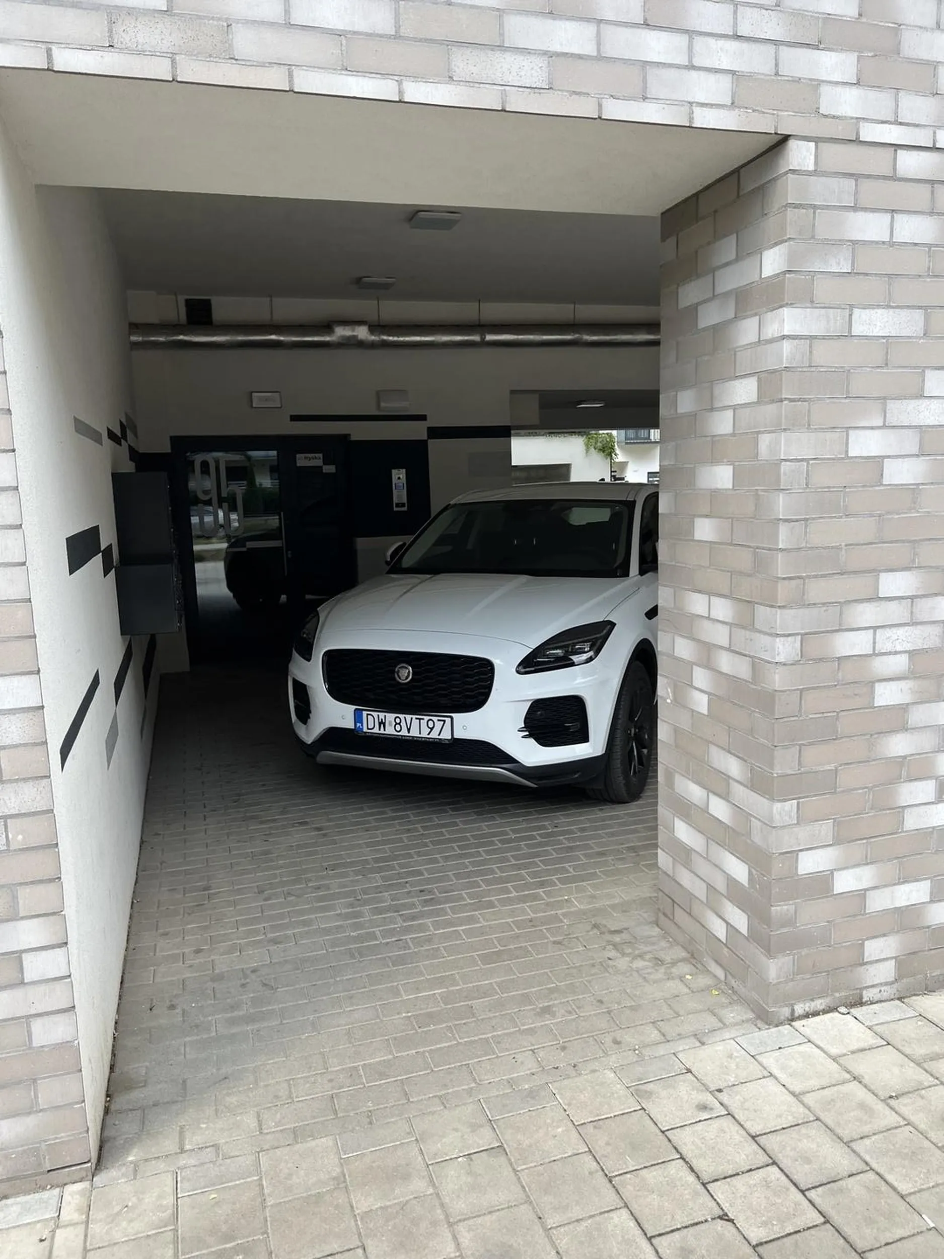 bo drzwi do klatki są za wąskie