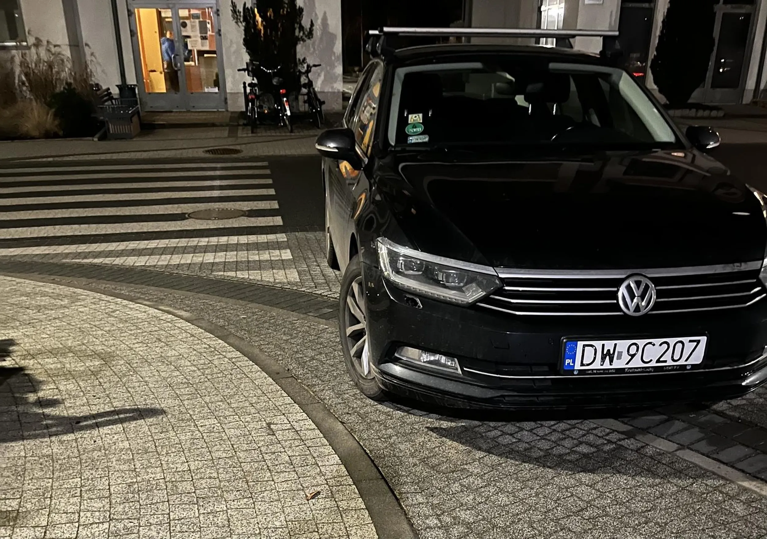 Parkowanie na przejściu