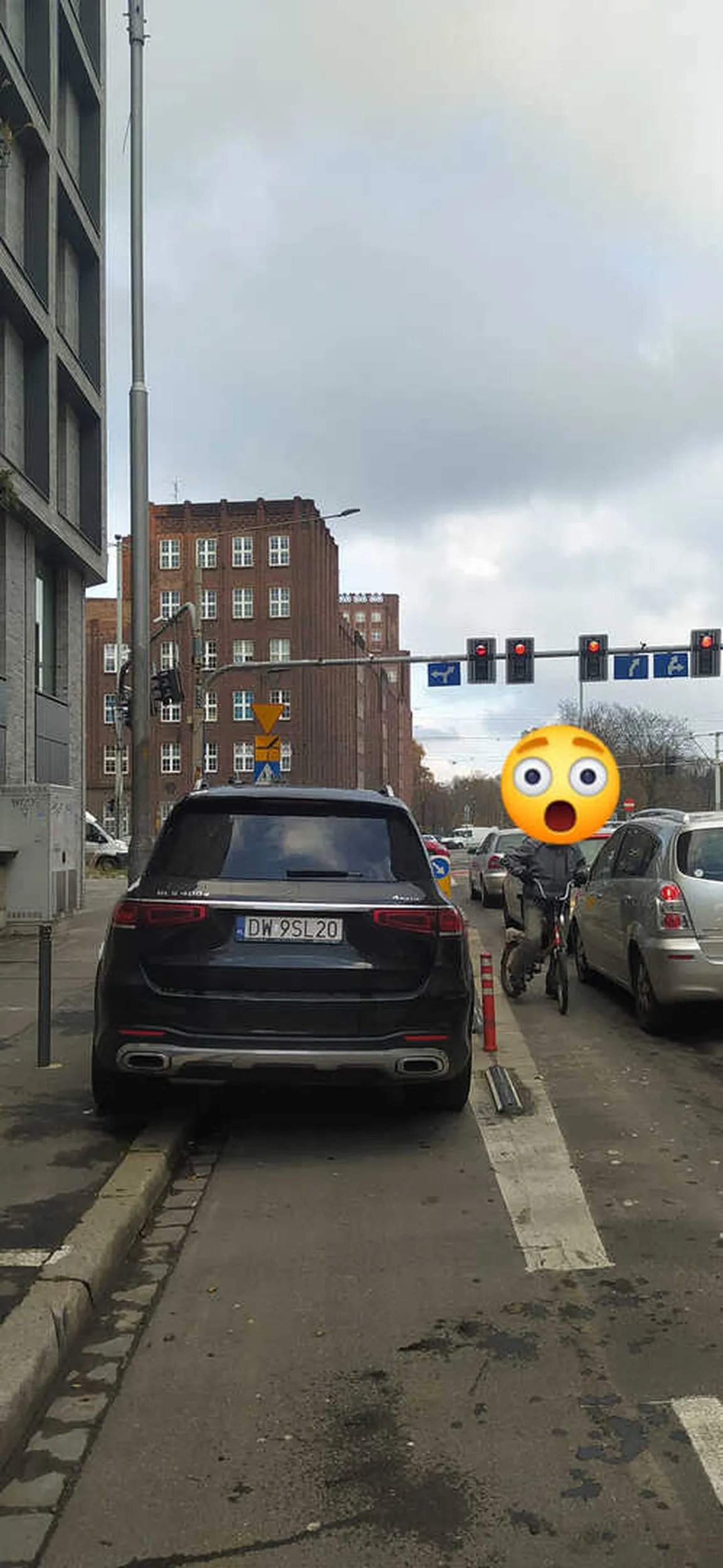 Brak empatii u tego kierowcy