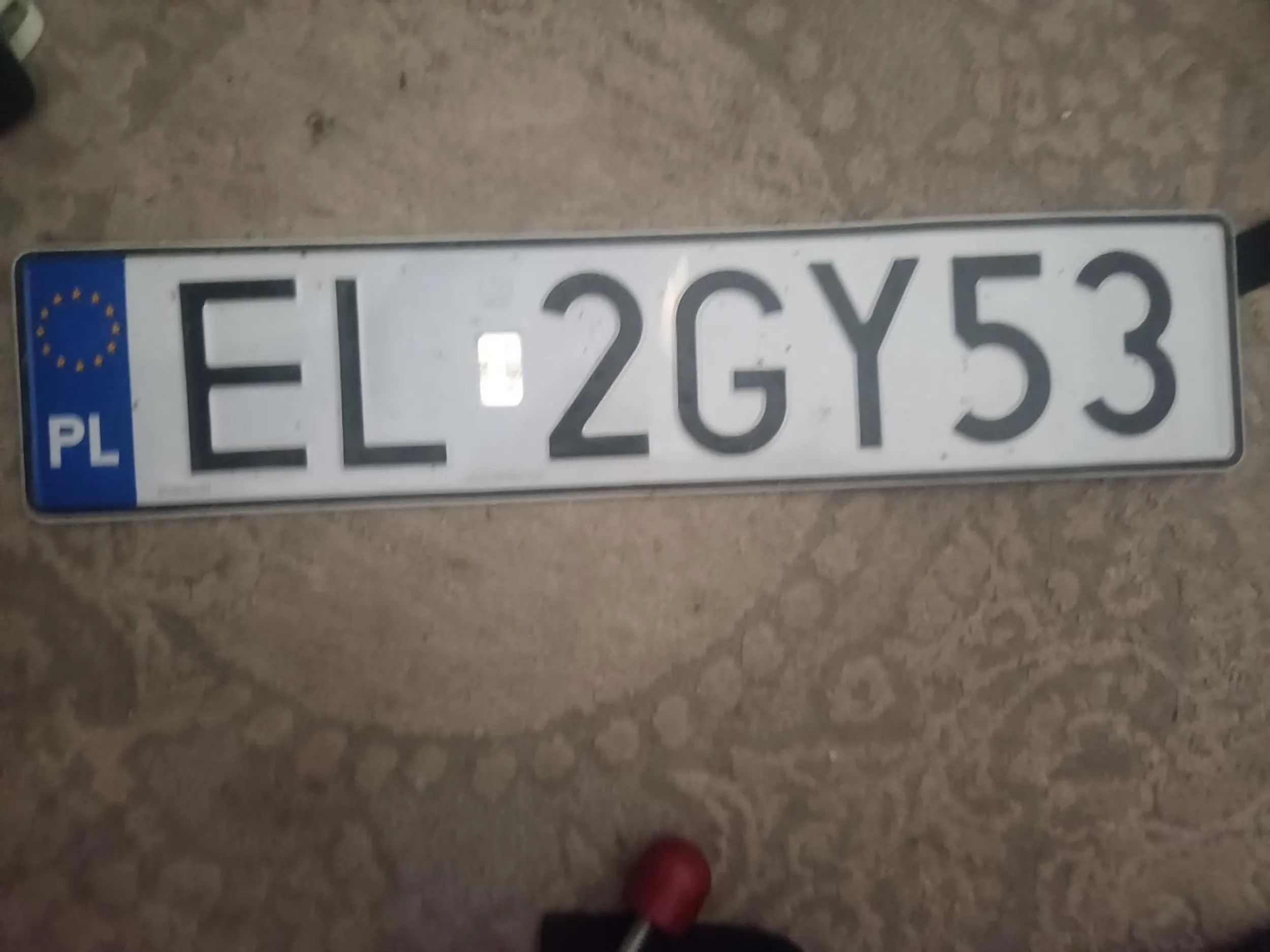 Panie znalazłem twoją tablice rejestracyjną