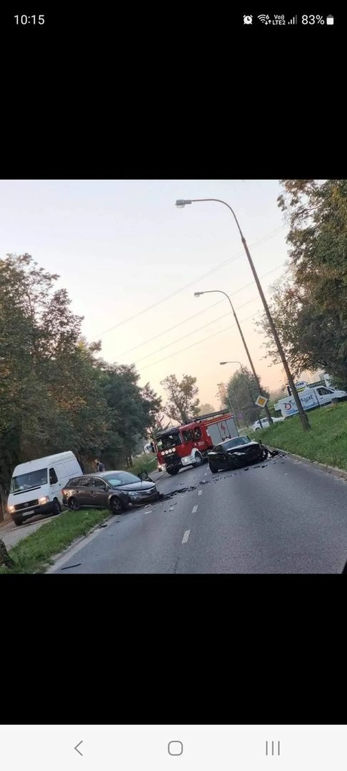 Spowodował wypadek !!!