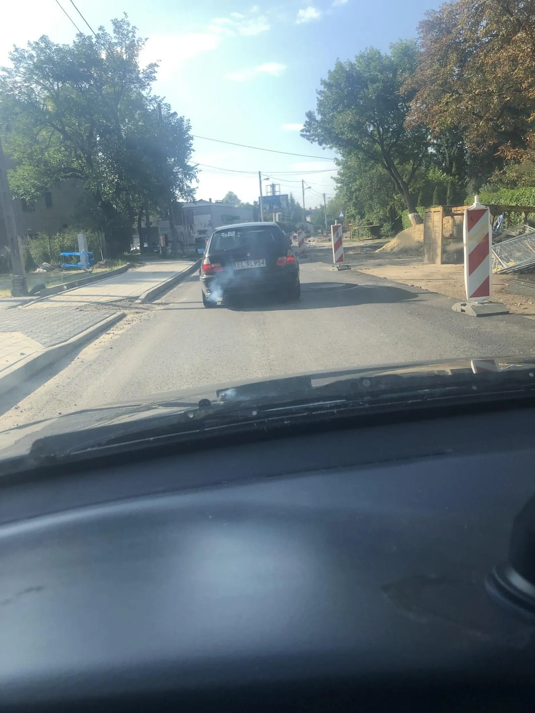 Tak dymi ze nie dalo sie oddychac