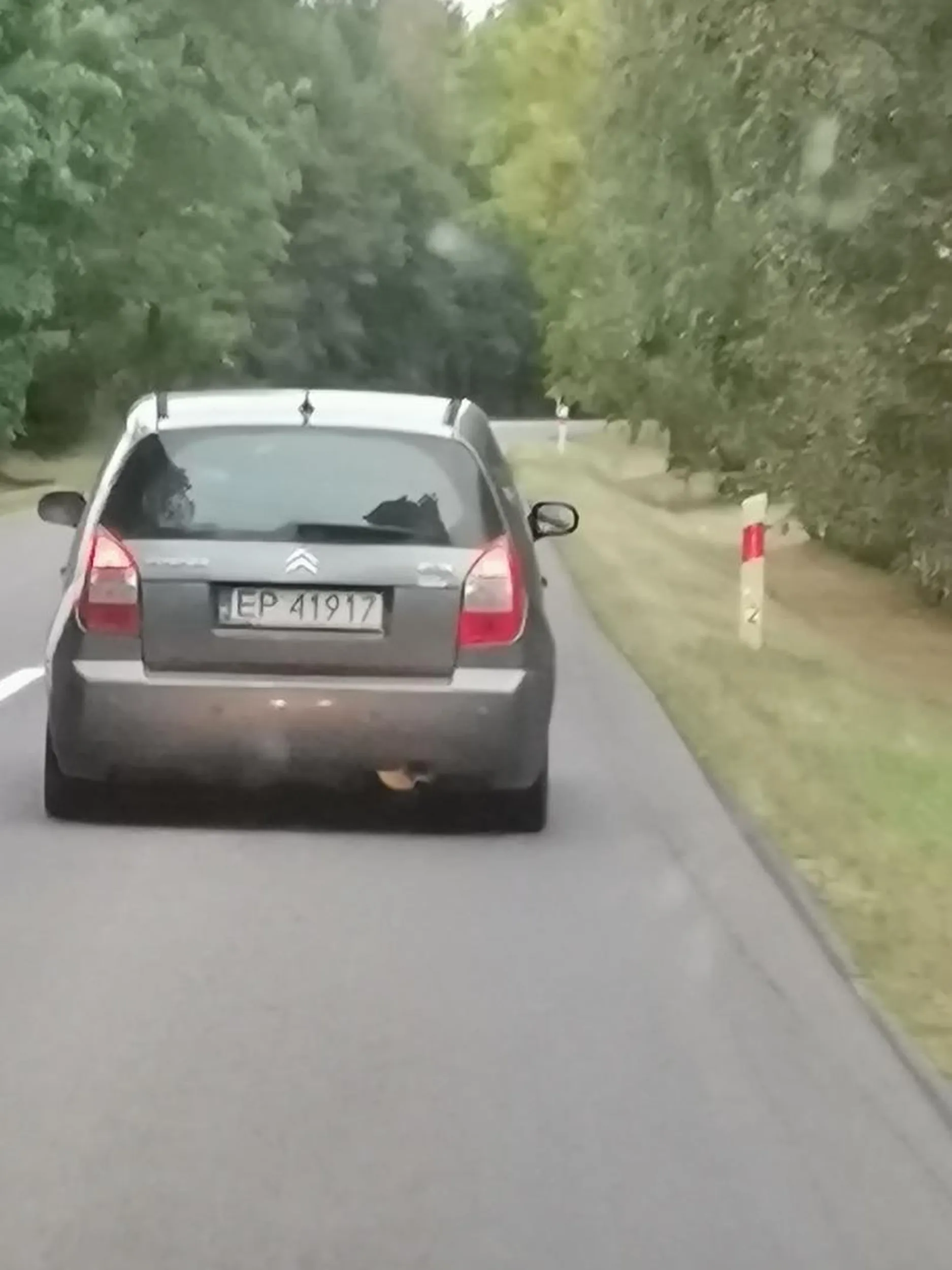 Załadowany po sam dach śmieciami i wyrzuca pojedynczo butelki, kartony podczas jazdy. Kilka nie udanych prób zatrzymania kierowcy a służby nie będą robiły pościgu dla jednej wyrzuconej butelki. Śmieci regularnie co kilka dni znajdują się na poboczach. Gdyby ktoś znał adres właściciela pojazdu zapraszam na @