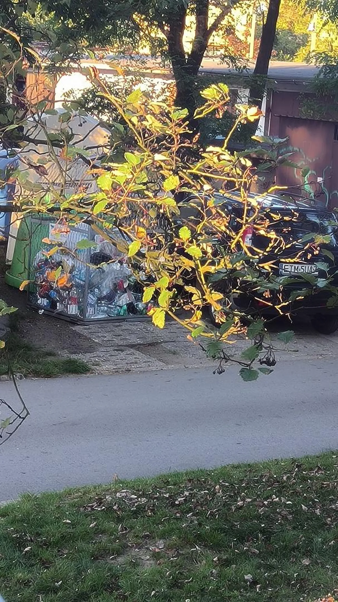 Ktoś wyrzucił samochód na śmietnik...