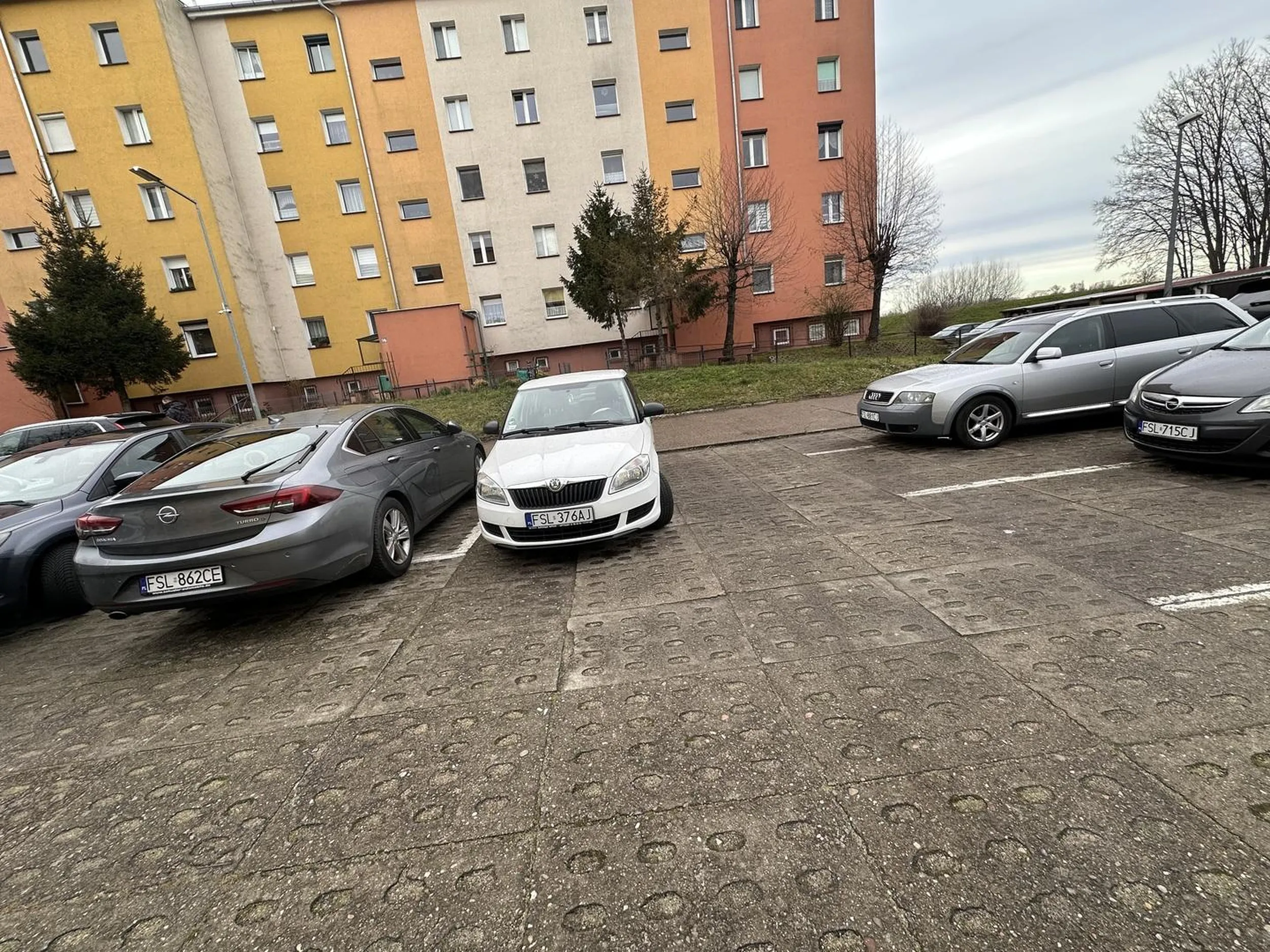 Przydało by się nauczyć Pani w blond włosach parkowania. Sztuka ta być trudna, lecz powszechnie szanowana. A jak nie uda się Pani nauczyć to może czas na rower? ☺️