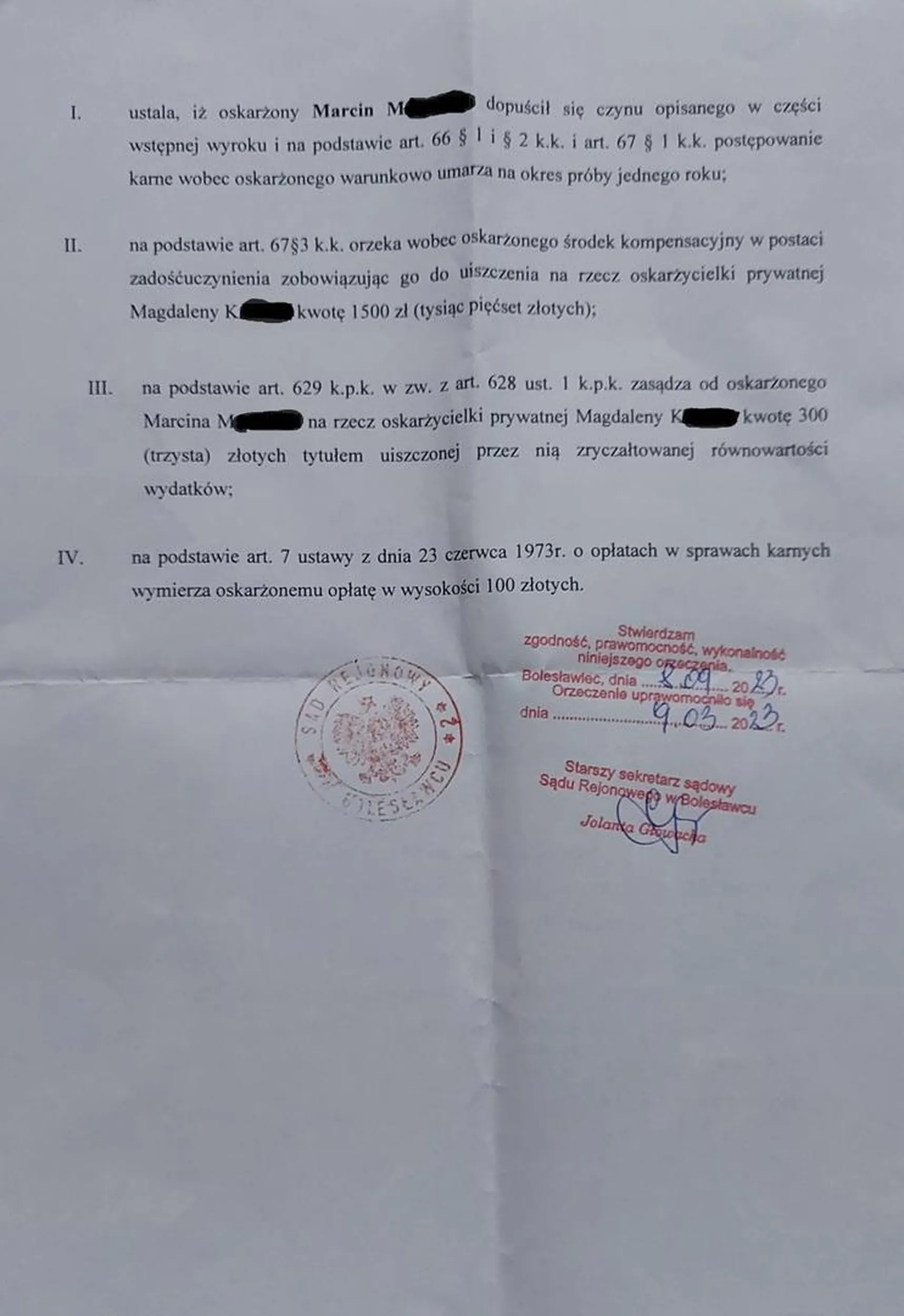 1900 zł za jednego palca.