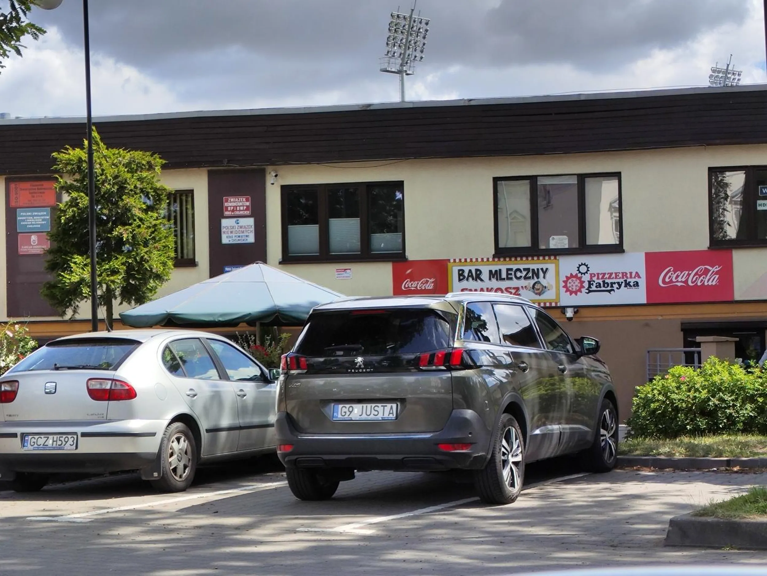 Jeszcze więcej miejsca zajmij Justyna