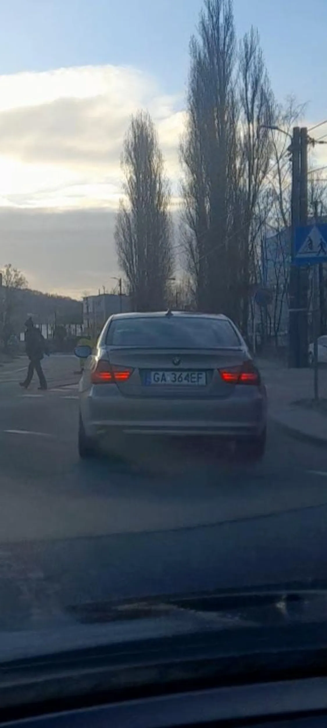 Kolejny buc w bmw nie wie jak się włącza kierunki