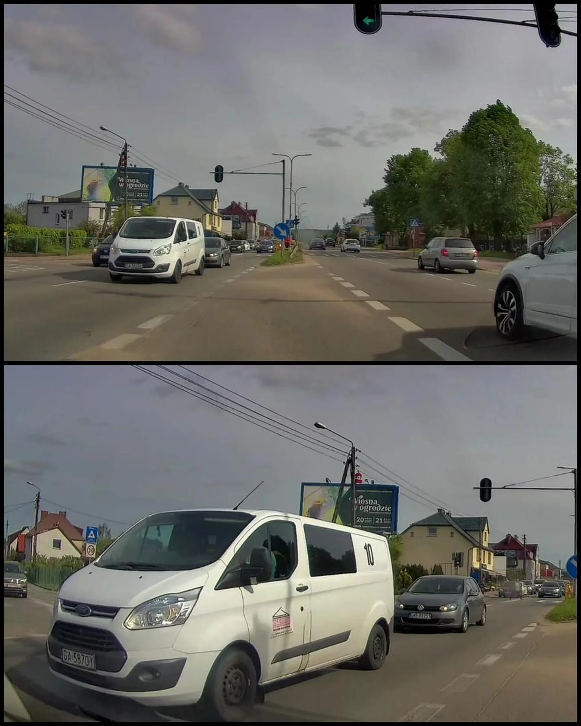 W Redzie na tym skrzyżowaniu nigdy sie nie nauczą nie blokować skrzyżowania